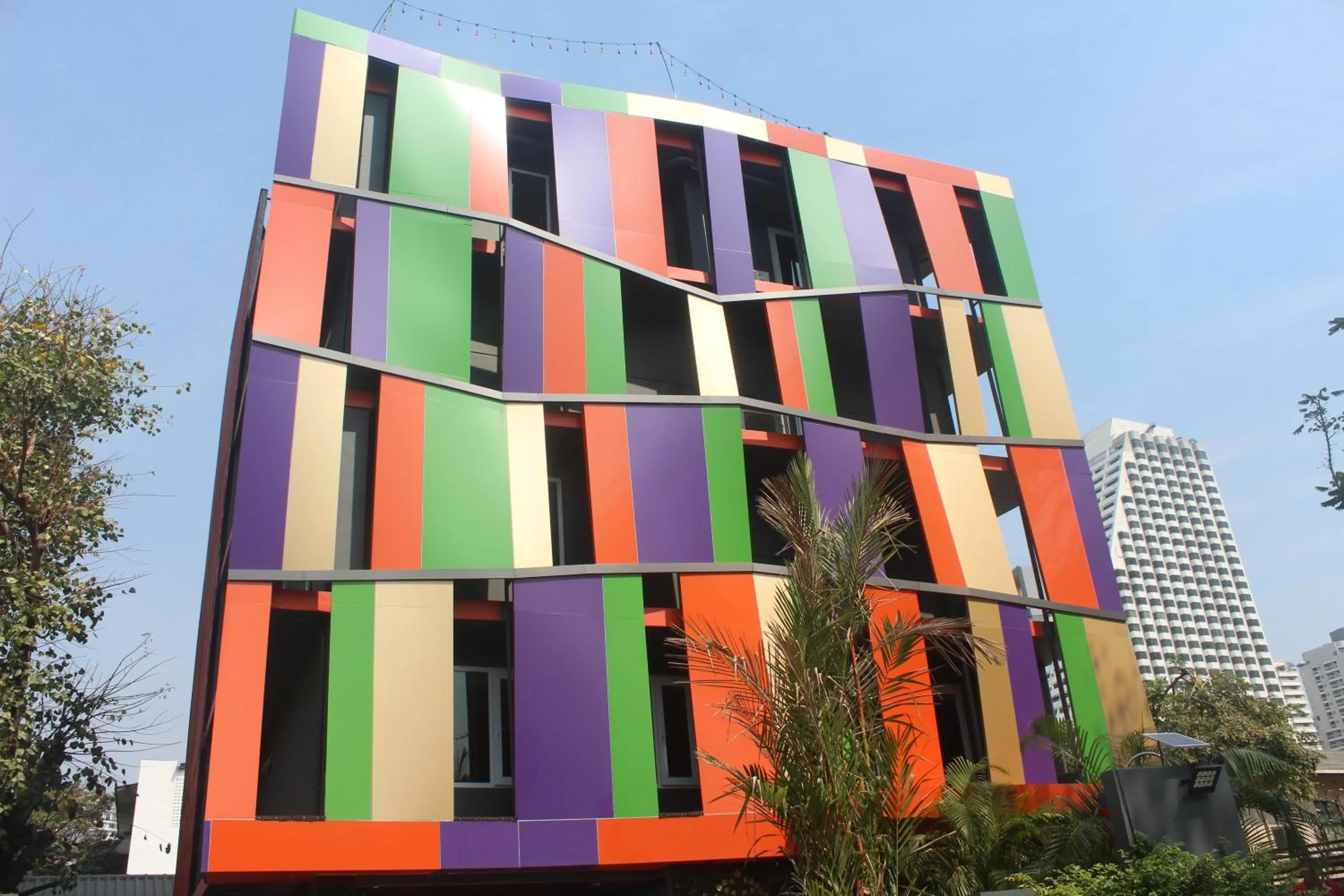 Property building in H-District Boutique Poshotel