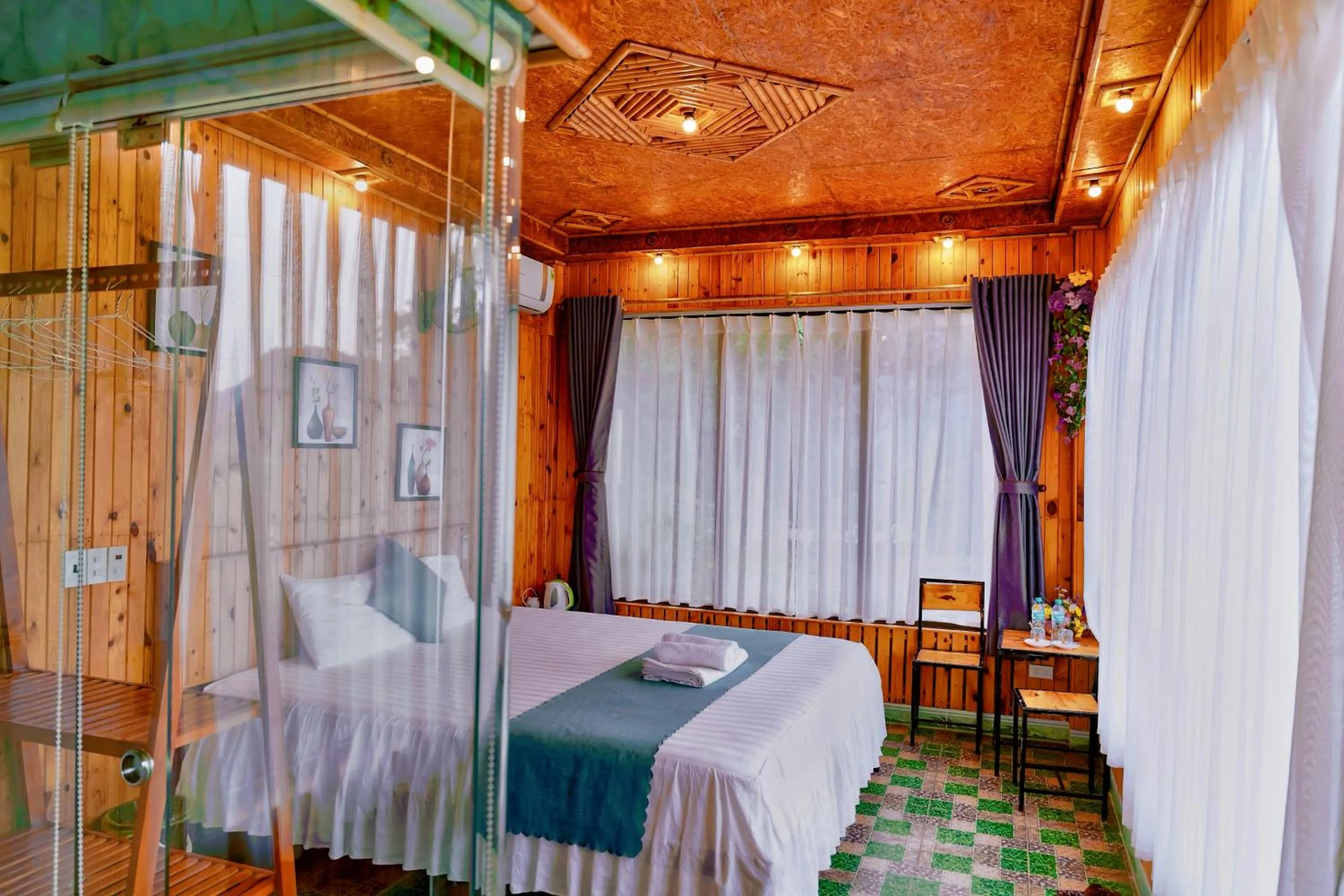 Bed in Hang Mua Bamboo Homestay Ninh Binh