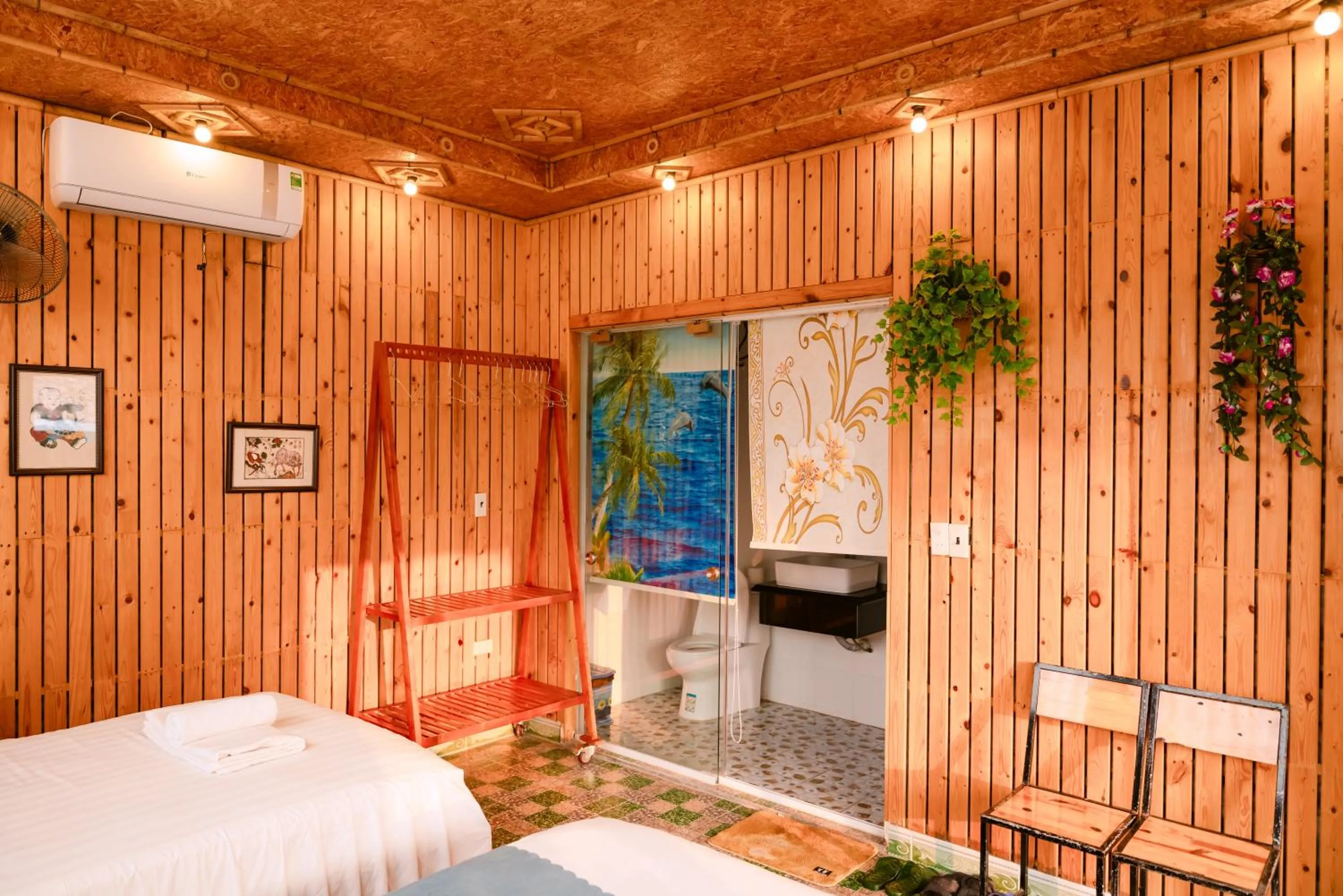 Bed in Hang Mua Bamboo Homestay Ninh Binh