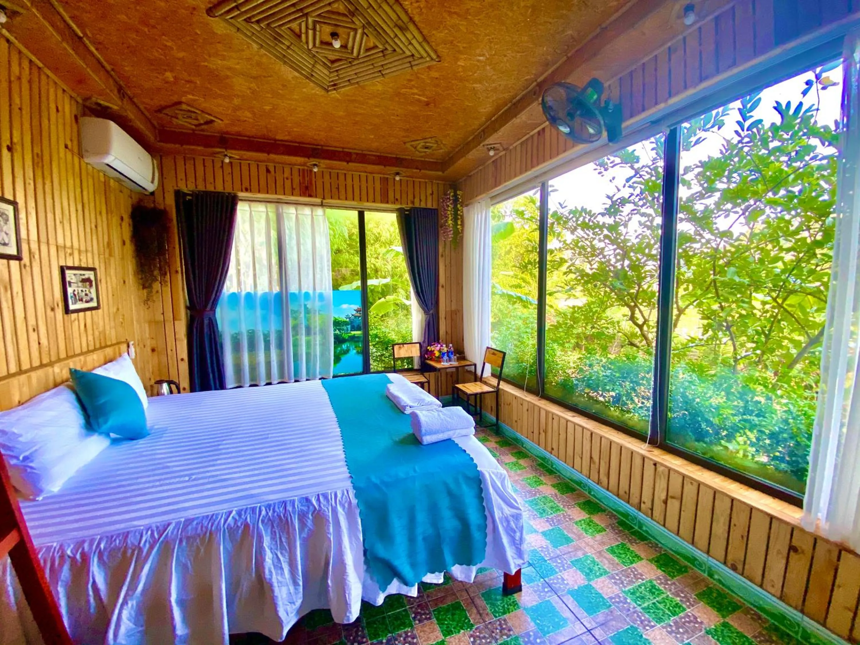Bed in Hang Mua Bamboo Homestay Ninh Binh