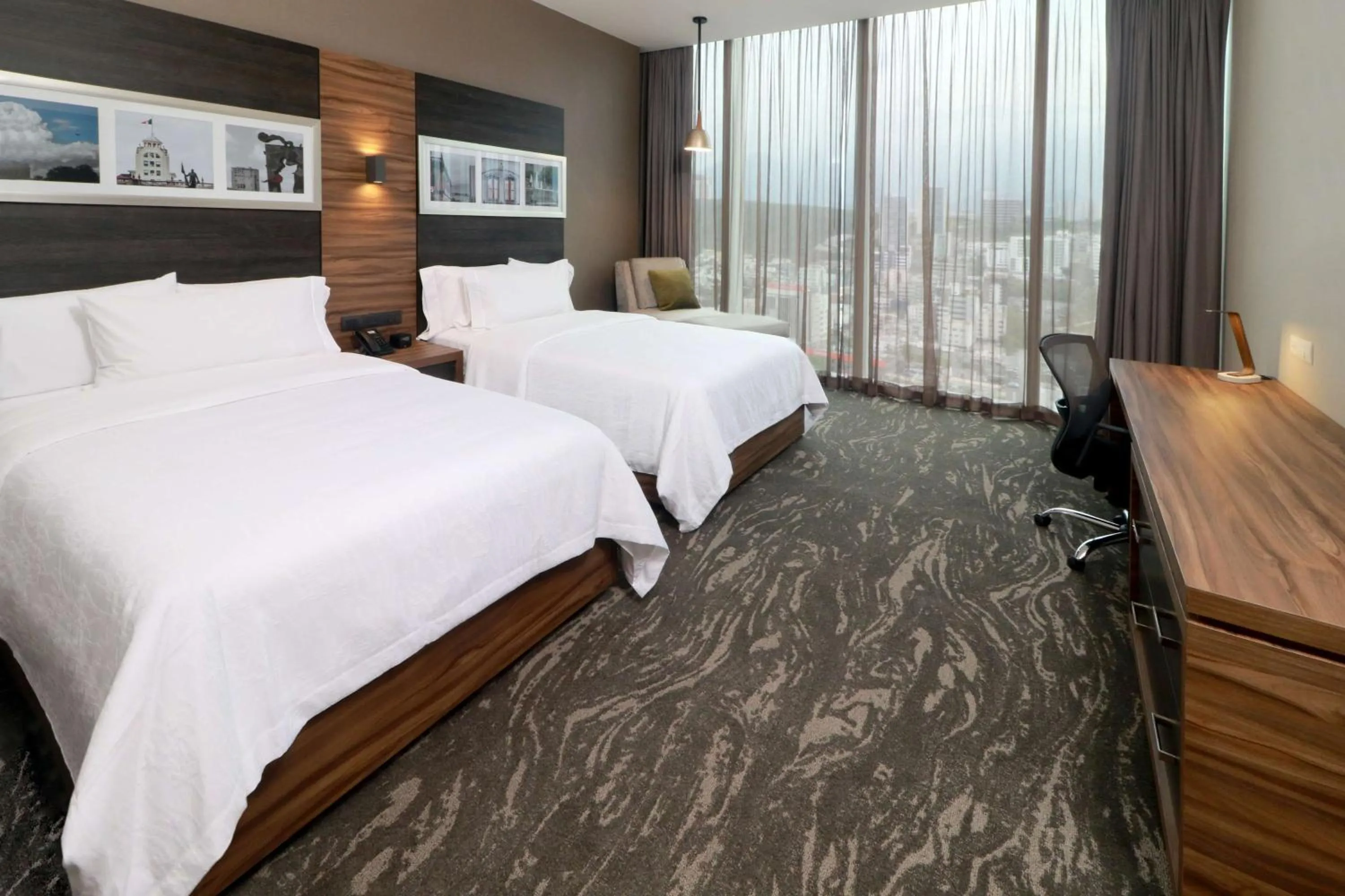 Bed in Hilton Garden Inn Monterrey Obispado