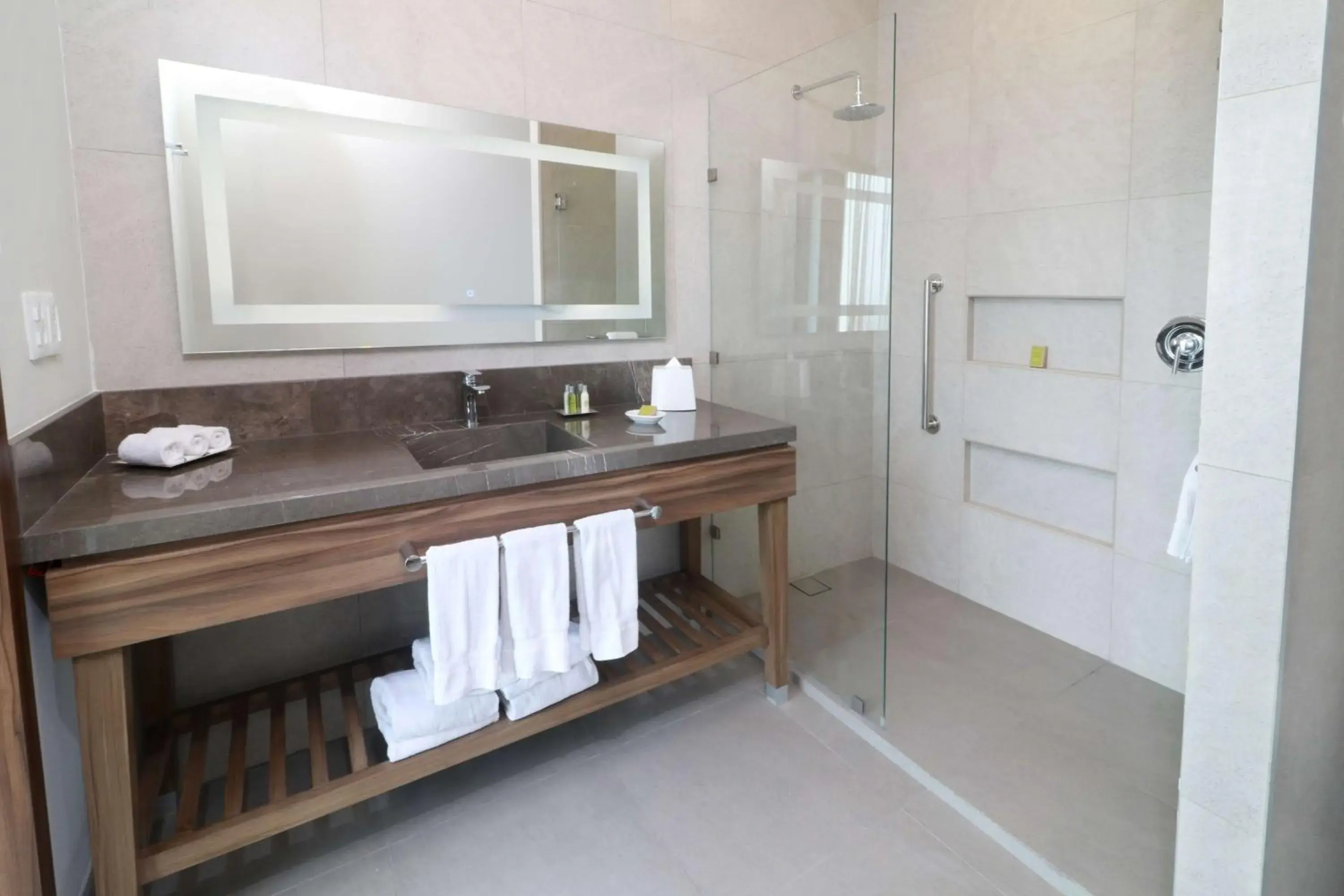 Bathroom in Hilton Garden Inn Monterrey Obispado Bathroom in Hilton Garden Inn Monterrey Obispado