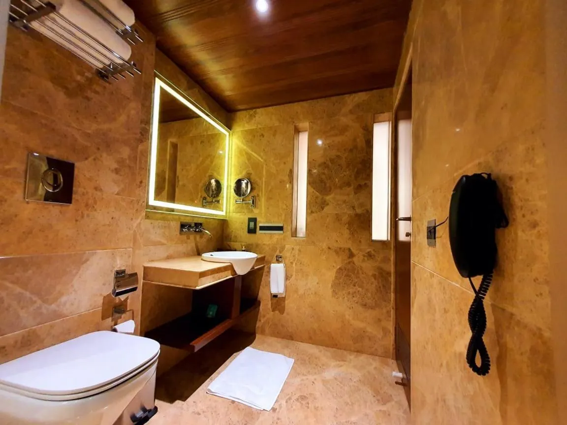 Bathroom in Hotel MBC Citadel Nashik