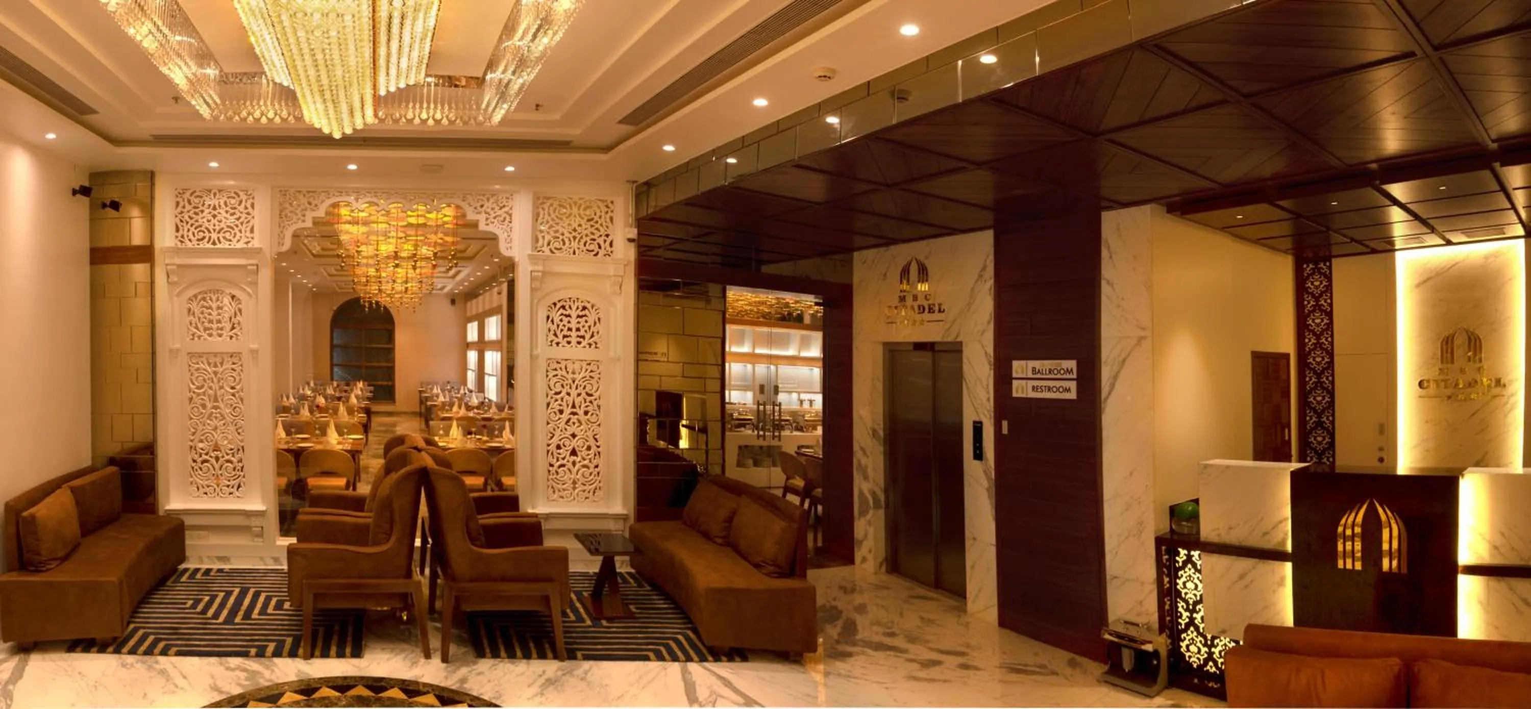 Lobby or reception in Hotel MBC Citadel Nashik