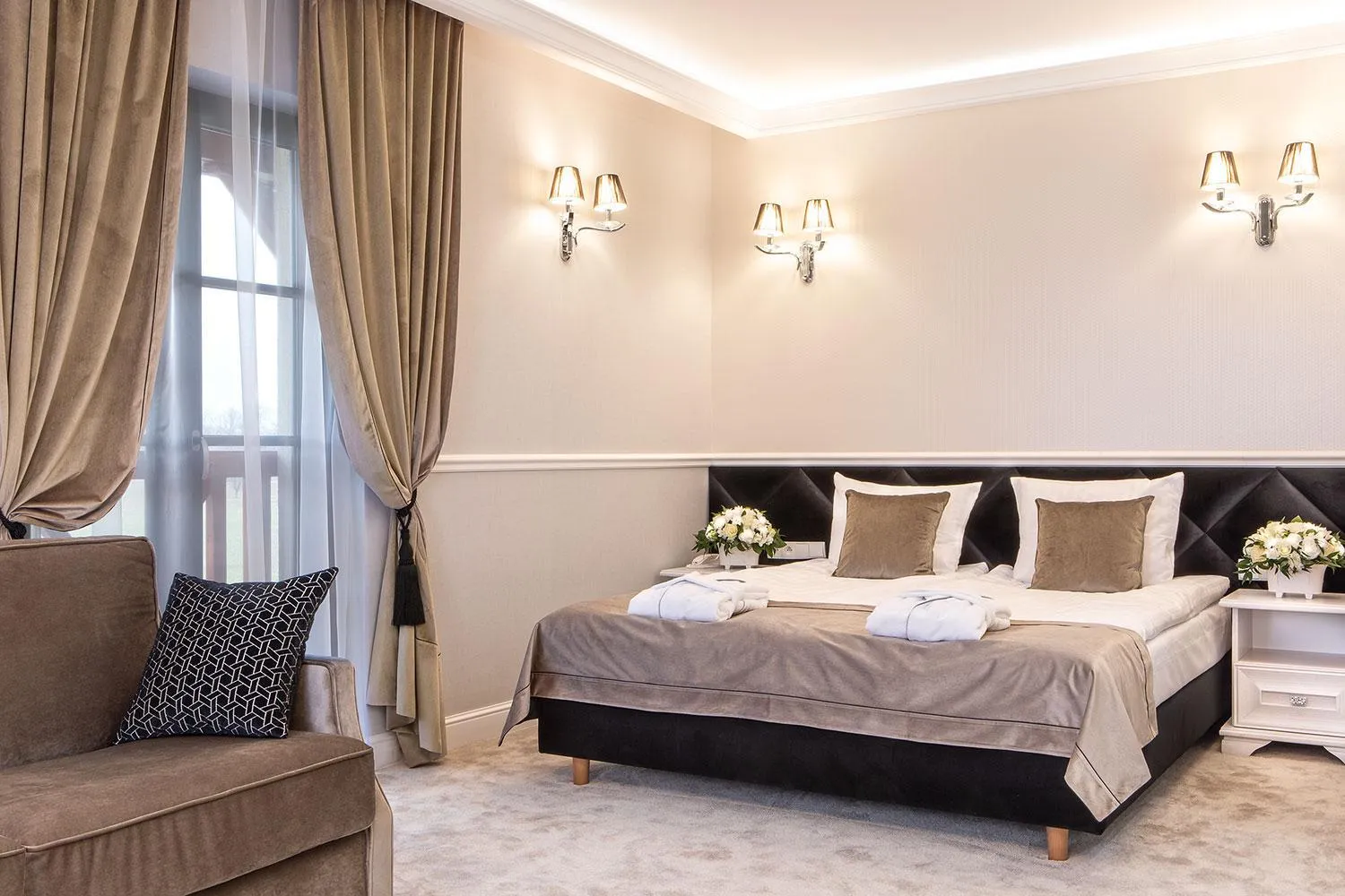 Bed in Boutique Odyseja & Spa