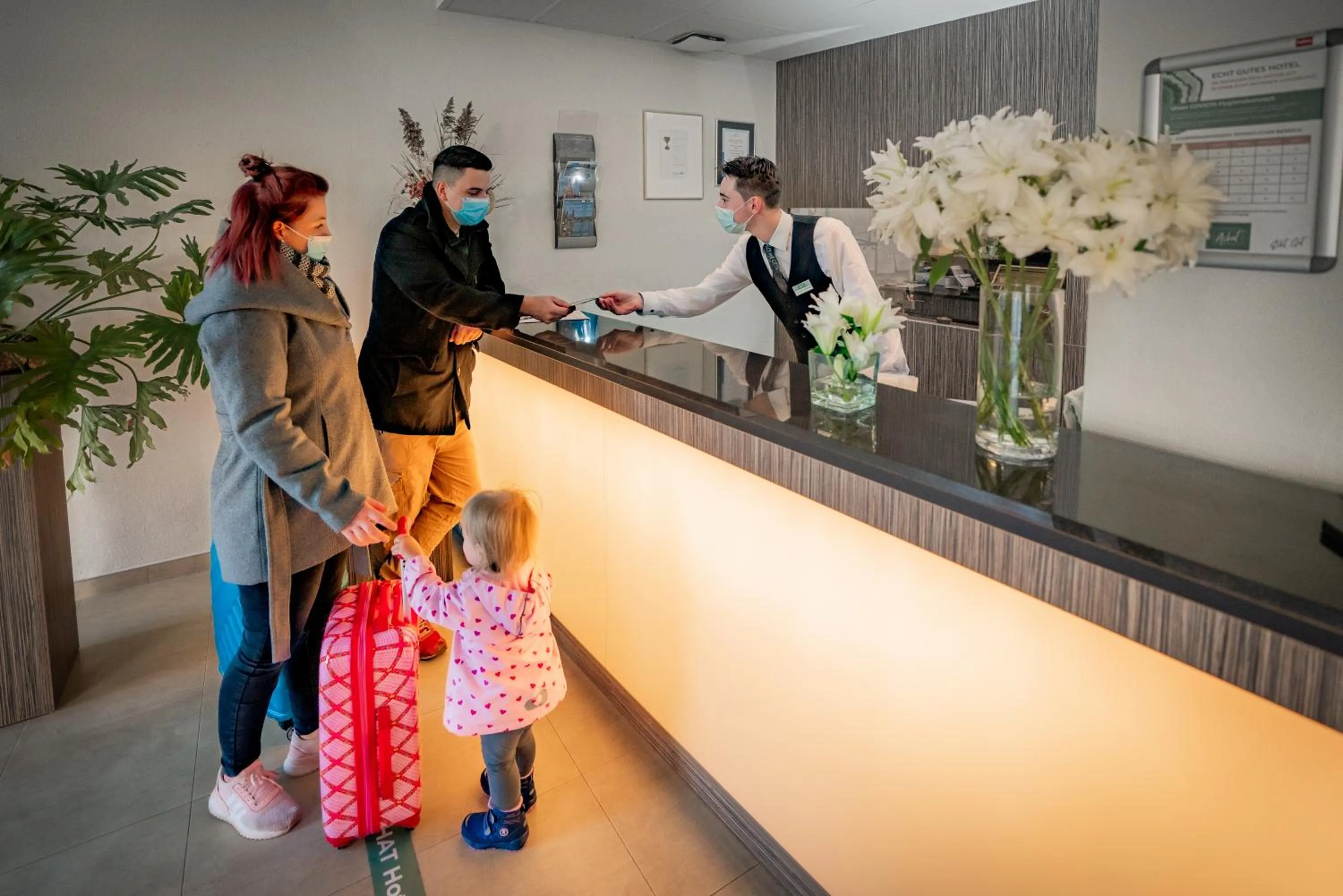Lobby or reception in ACHAT Hotel Dresden Altstadt