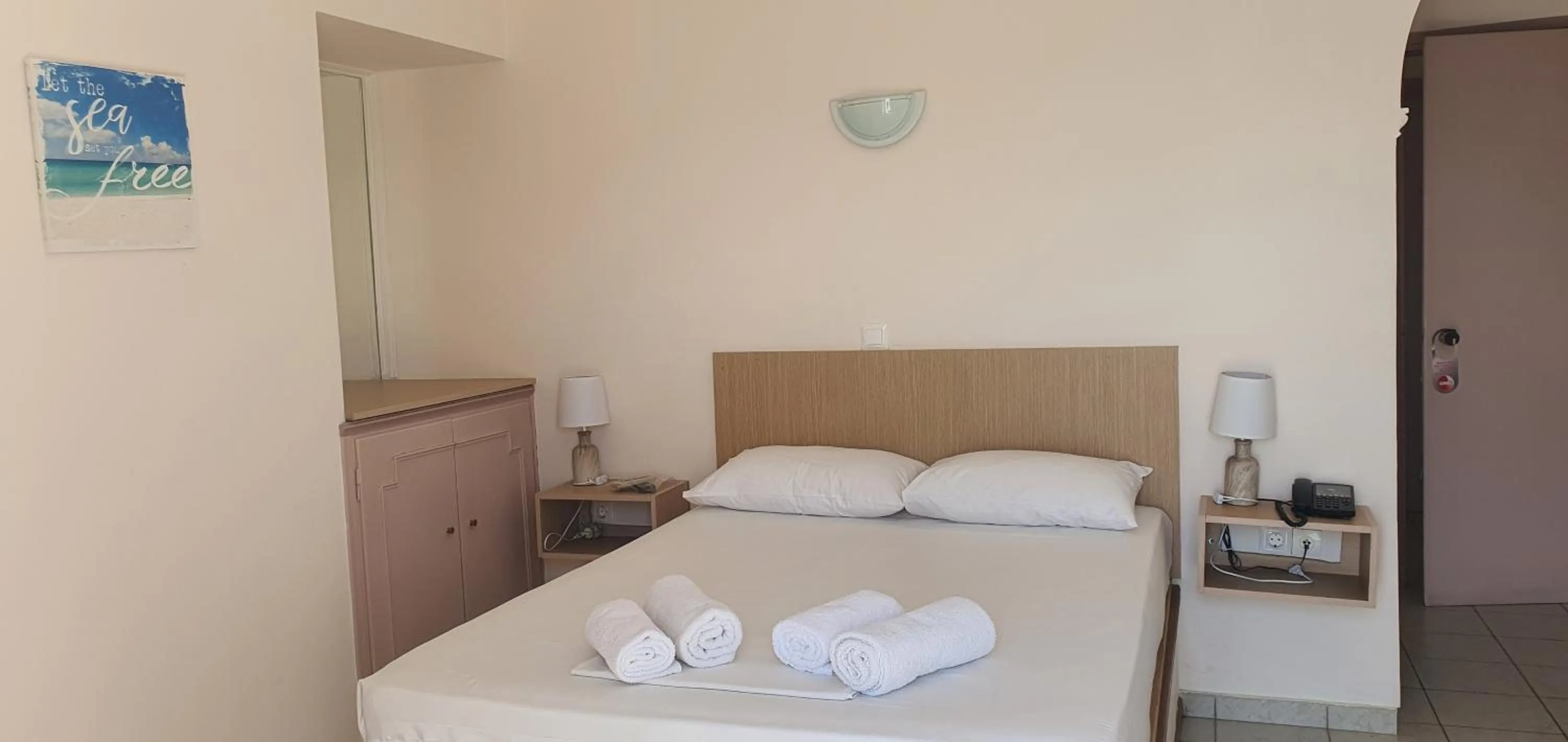 Bed in Artemis Hotel