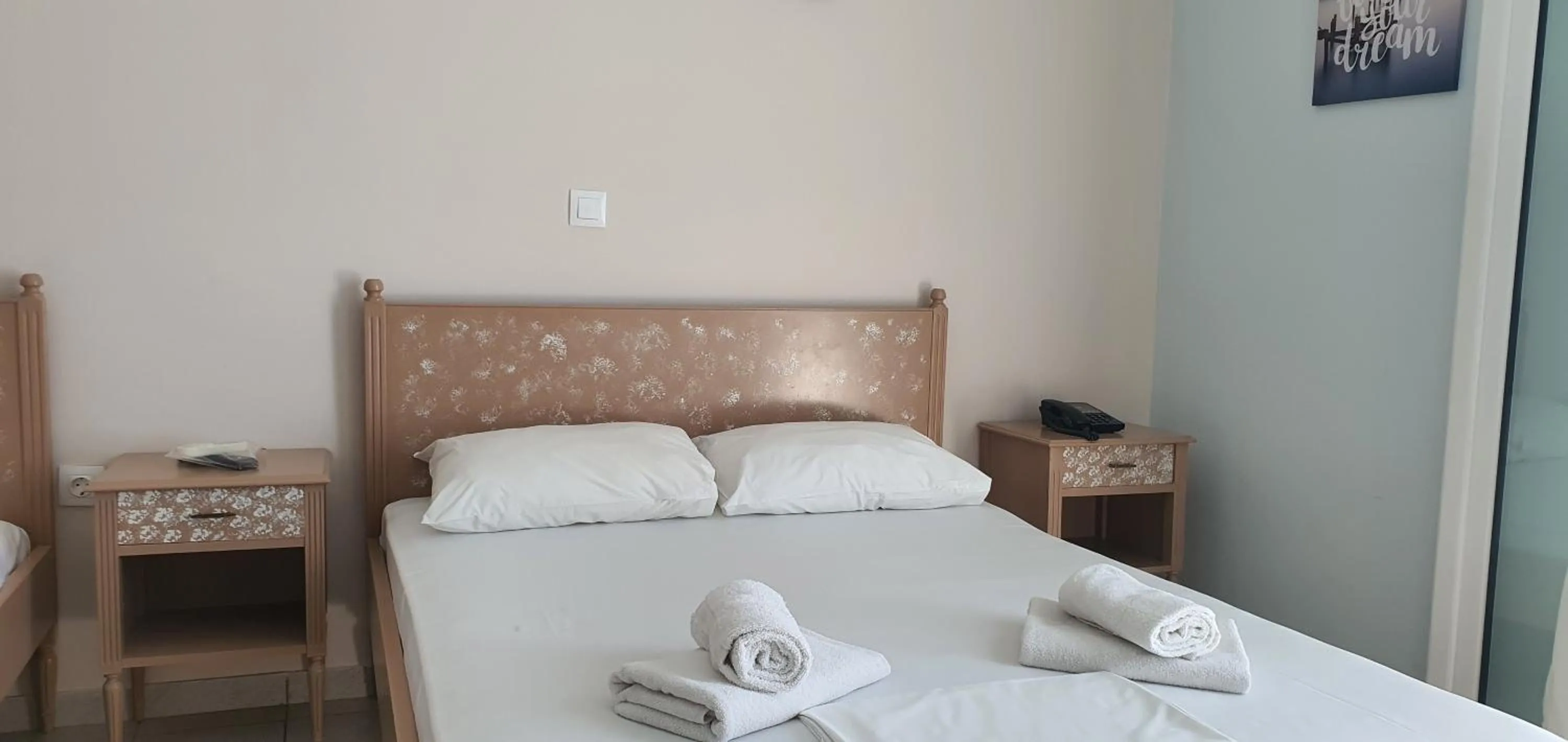 Bed in Artemis Hotel