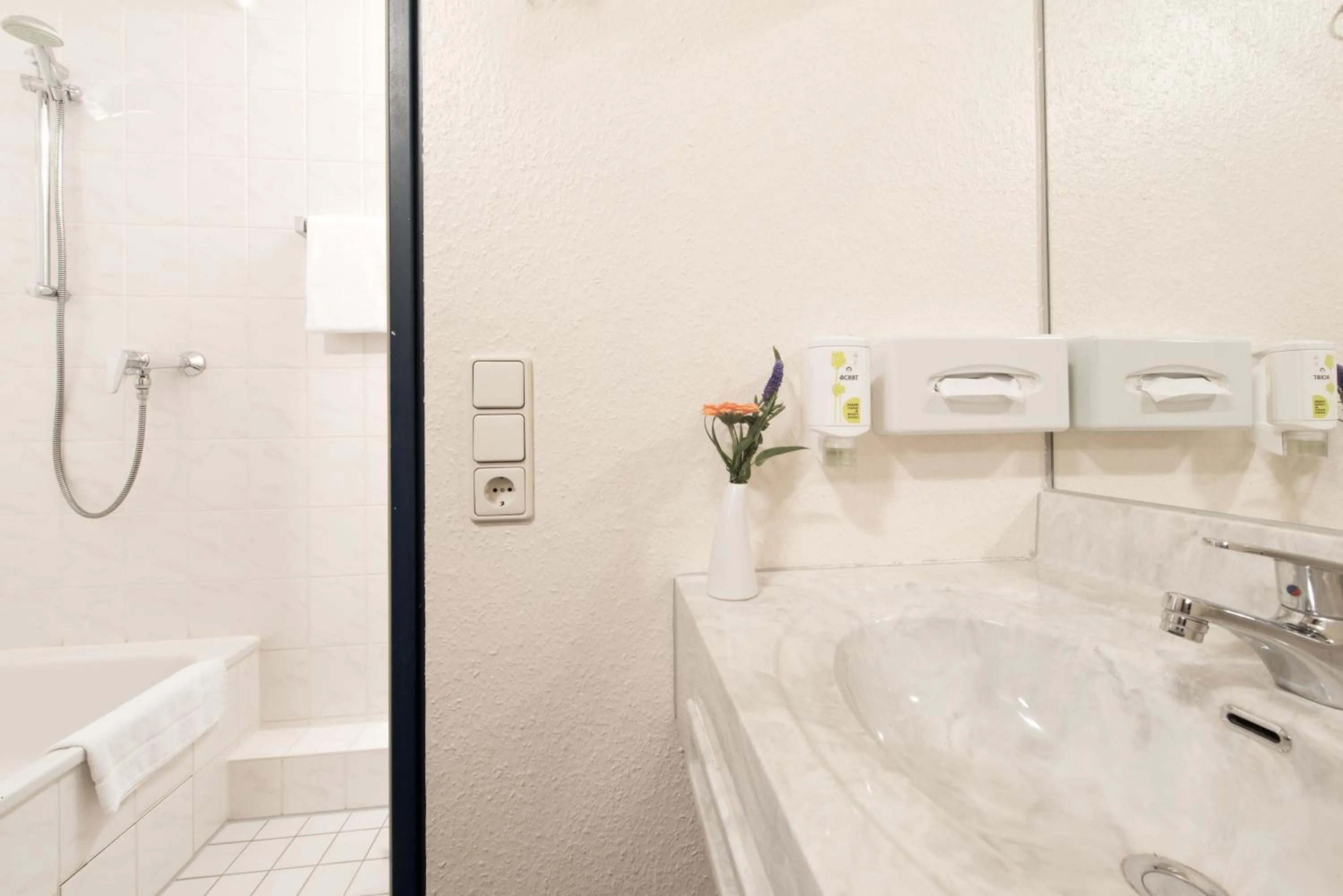 Bathroom in ACHAT Hotel Leipzig Messe