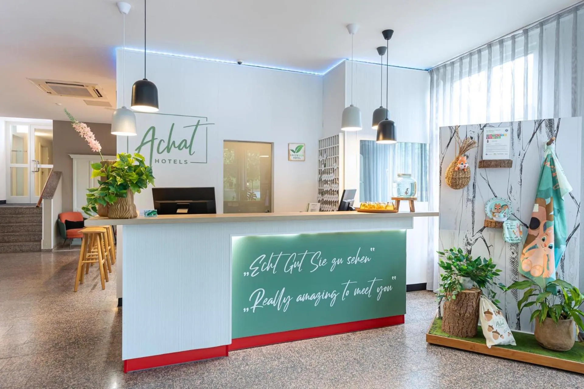 Lobby or reception in ACHAT Hotel Schwetzingen Heidelberg