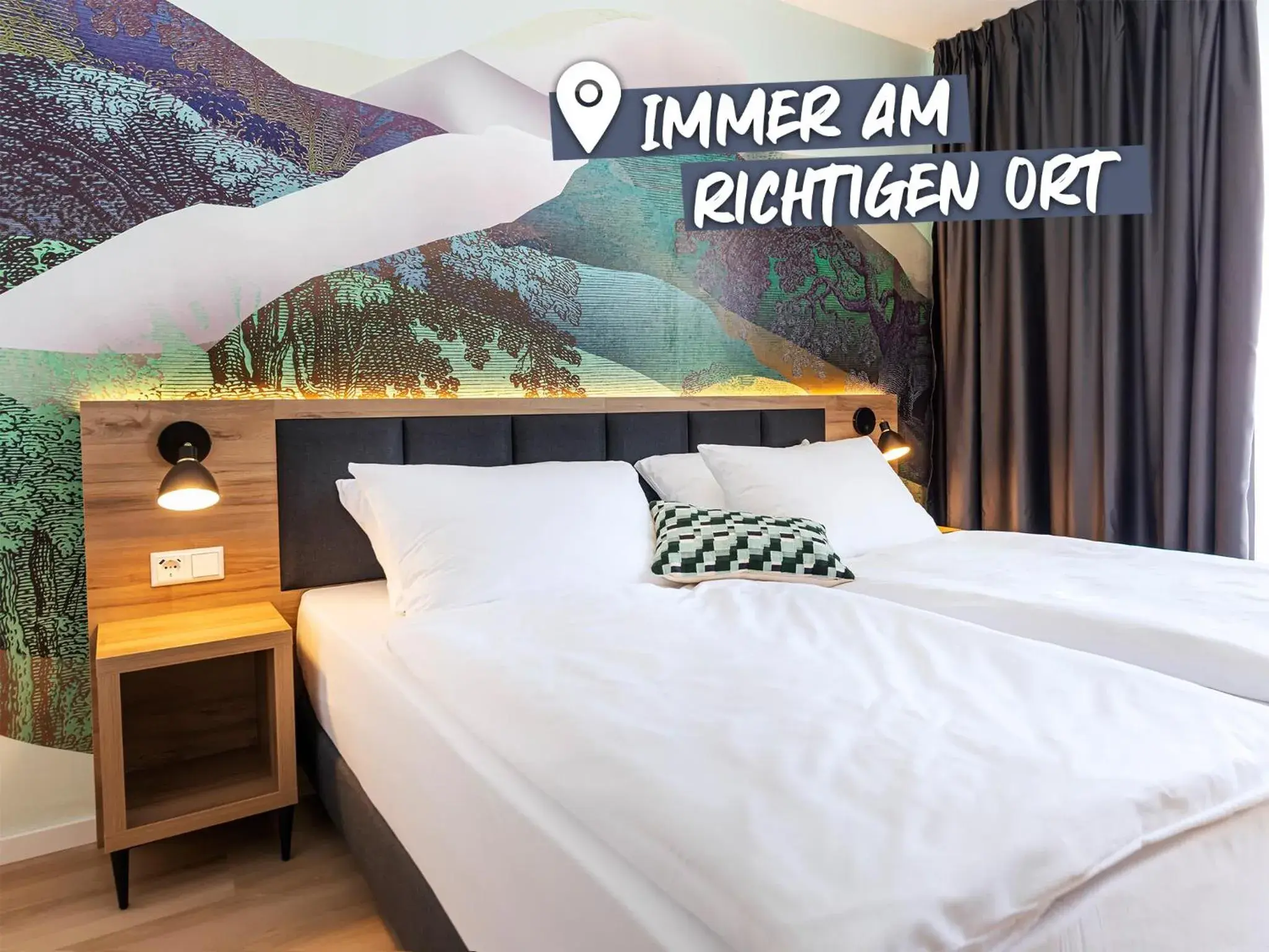 Bedroom, Bed in ACHAT Hotel Schwetzingen Heidelberg Bedroom, Bed in ACHAT Hotel Schwetzingen Heidelberg