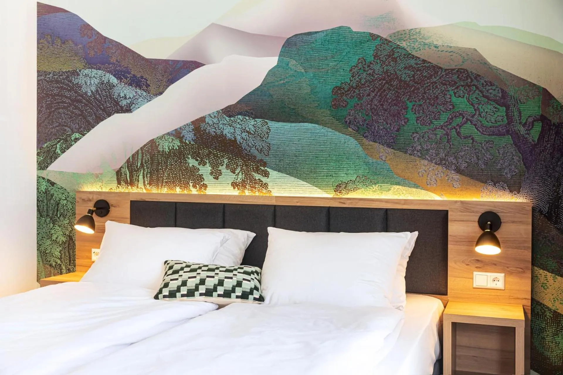 Bedroom, Bed in ACHAT Hotel Schwetzingen Heidelberg