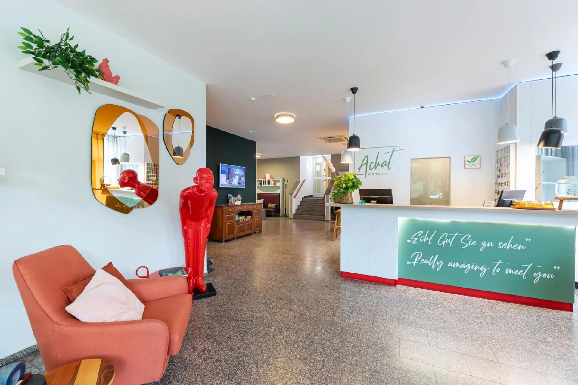 Lobby or reception in ACHAT Hotel Schwetzingen Heidelberg