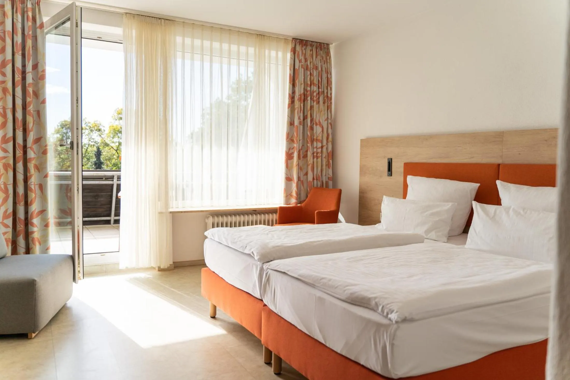 Bed in Hotel Bergschlößchen