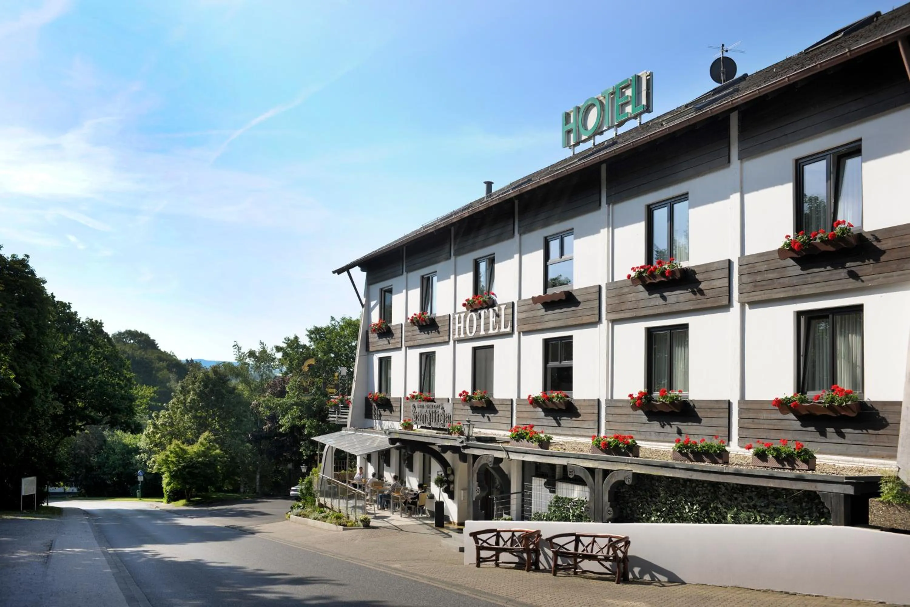 Property building in Hotel Bergschlößchen