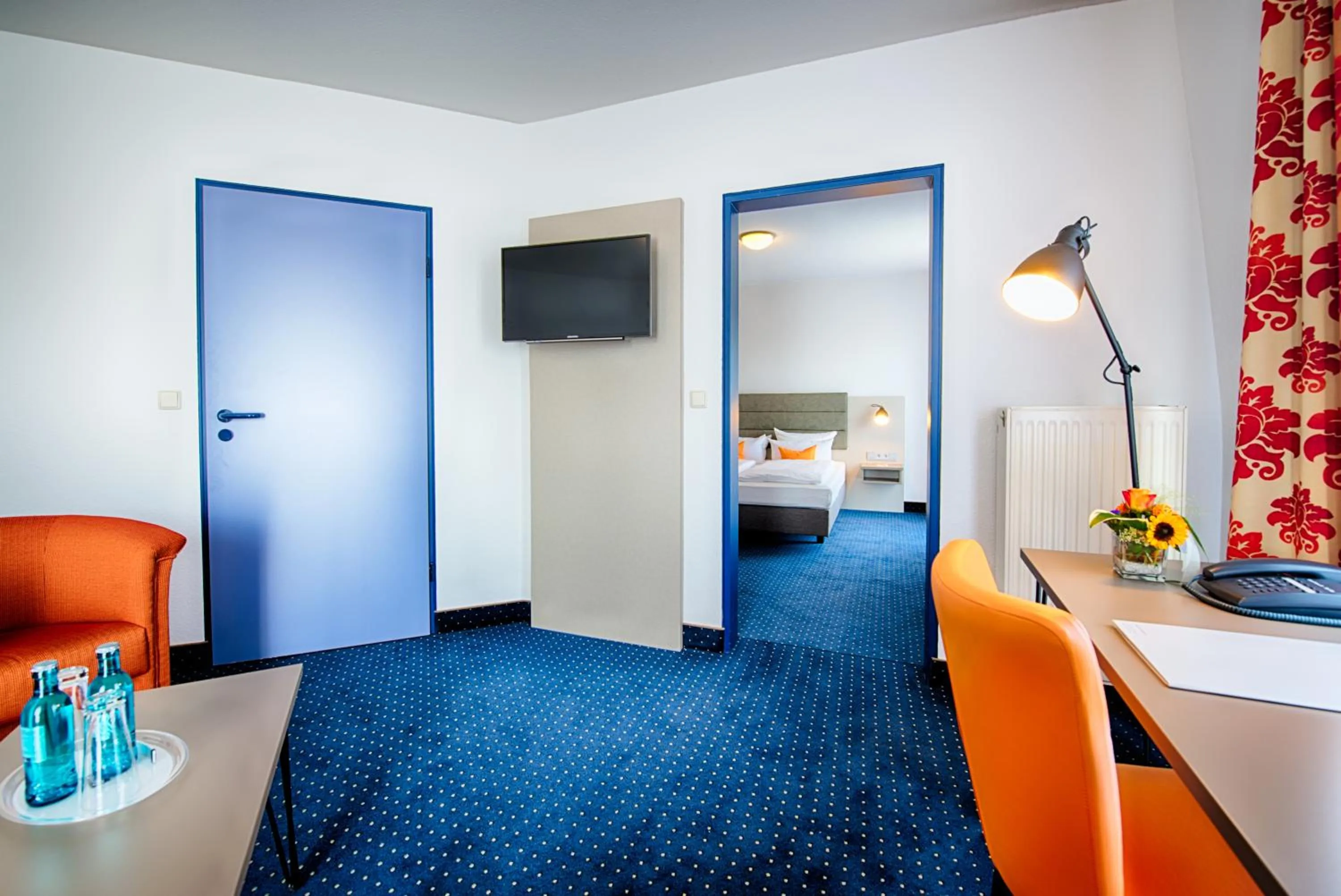 Bedroom, Bed in ACHAT Hotel Zwickau