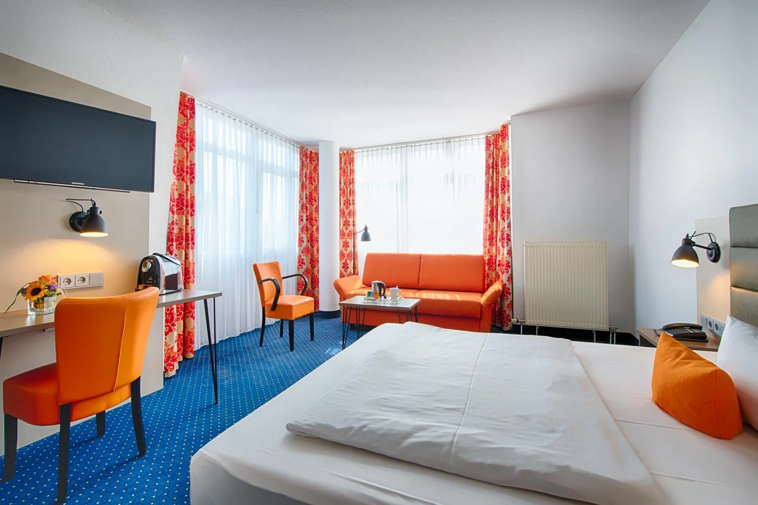 Bedroom, Bed in ACHAT Hotel Zwickau
