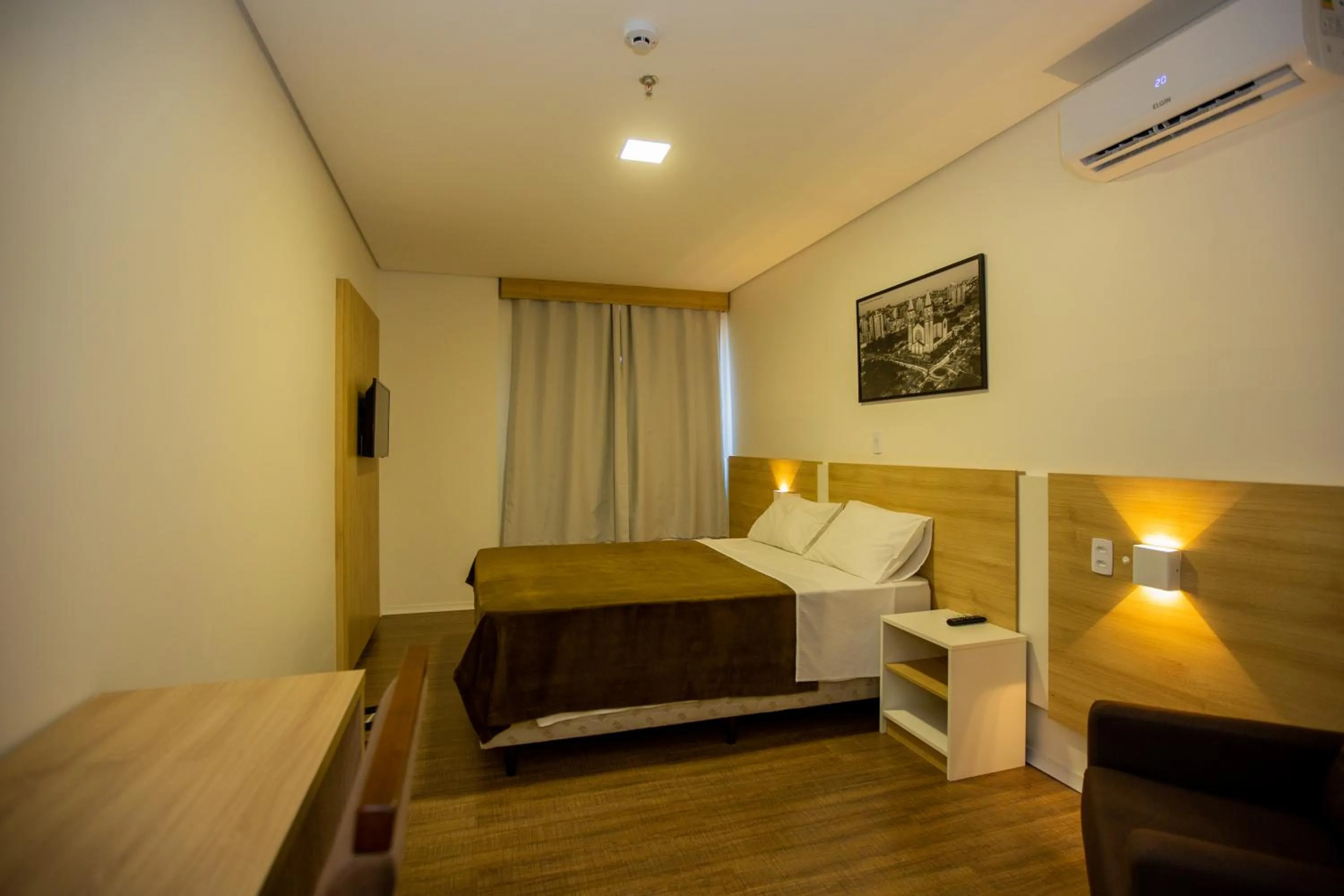 Bed in Tri Hotel Chapecó