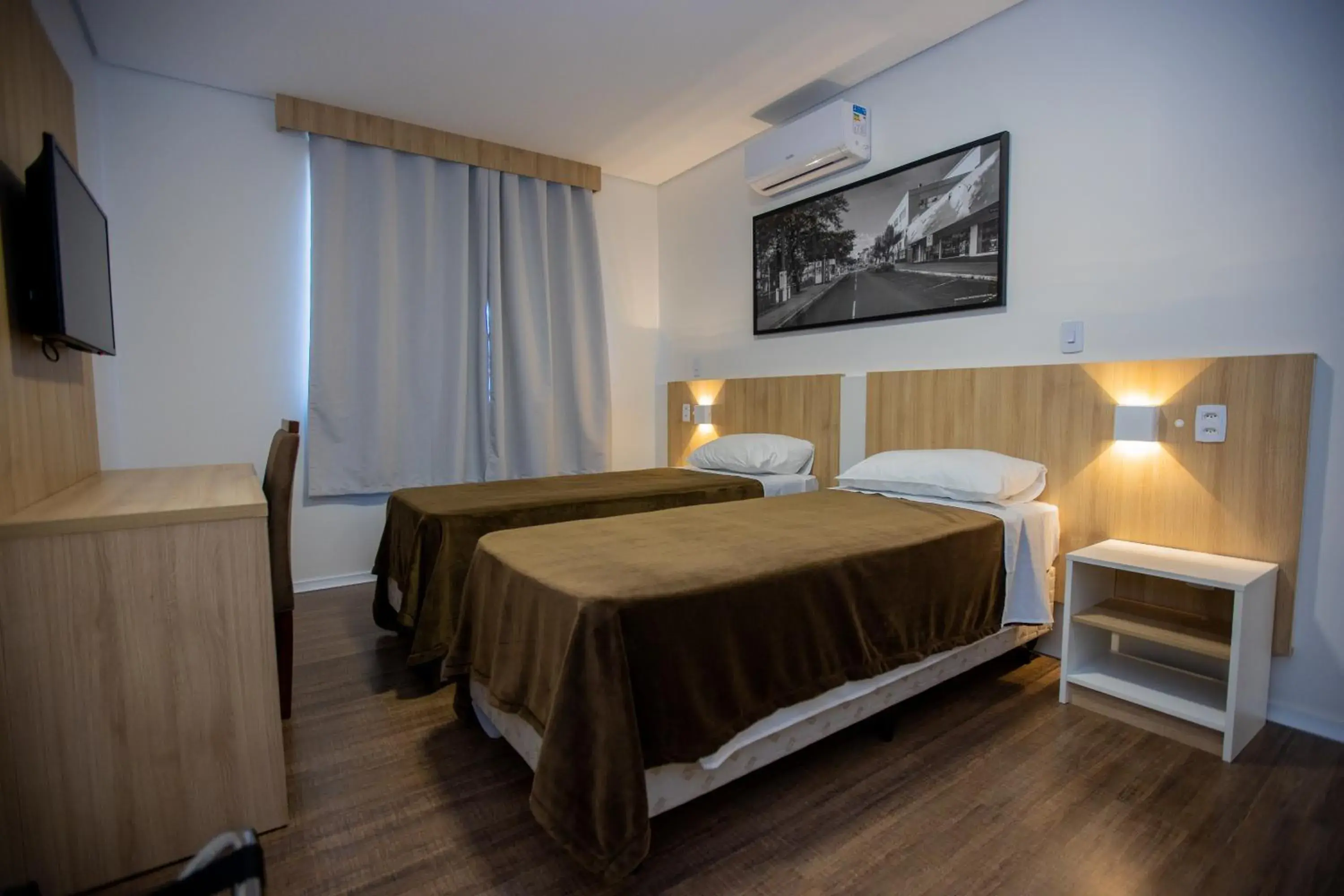 Bed in Tri Hotel Chapecó Bed in Tri Hotel Chapecó