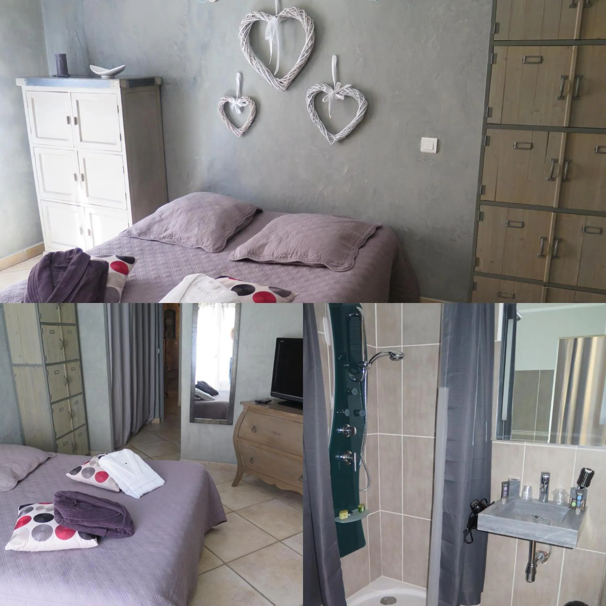 Bed in Villa fiora chambre