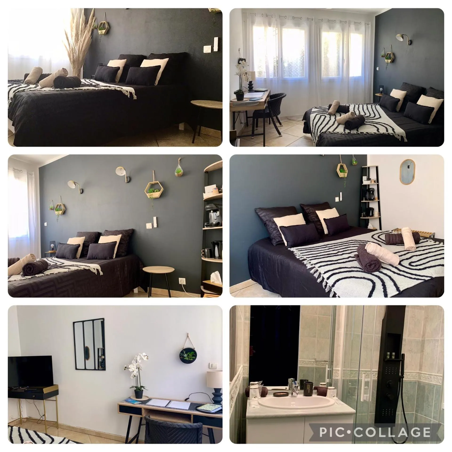 Bedroom, Bed in Villa fiora chambre