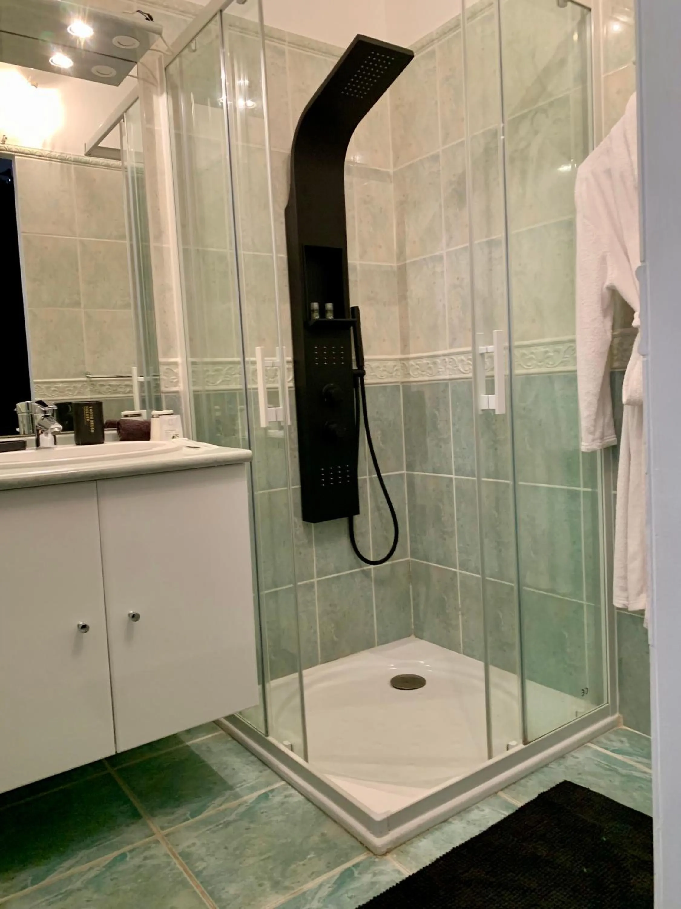 Shower in Villa fiora chambre