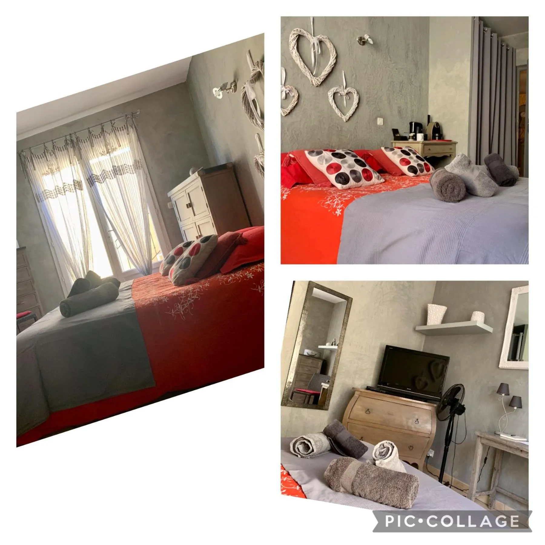 Bed in Villa fiora chambre