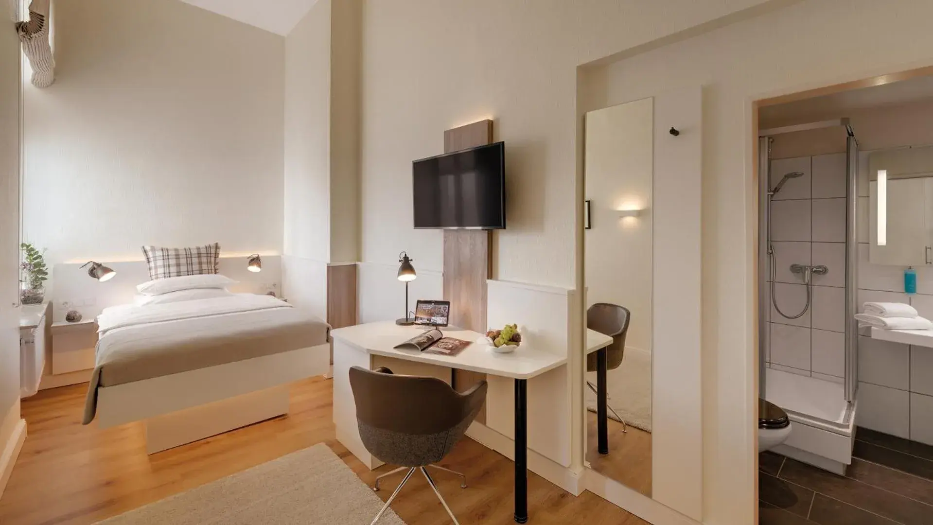 Bed in Rheinhotel Dreesen Bed in Rheinhotel Dreesen