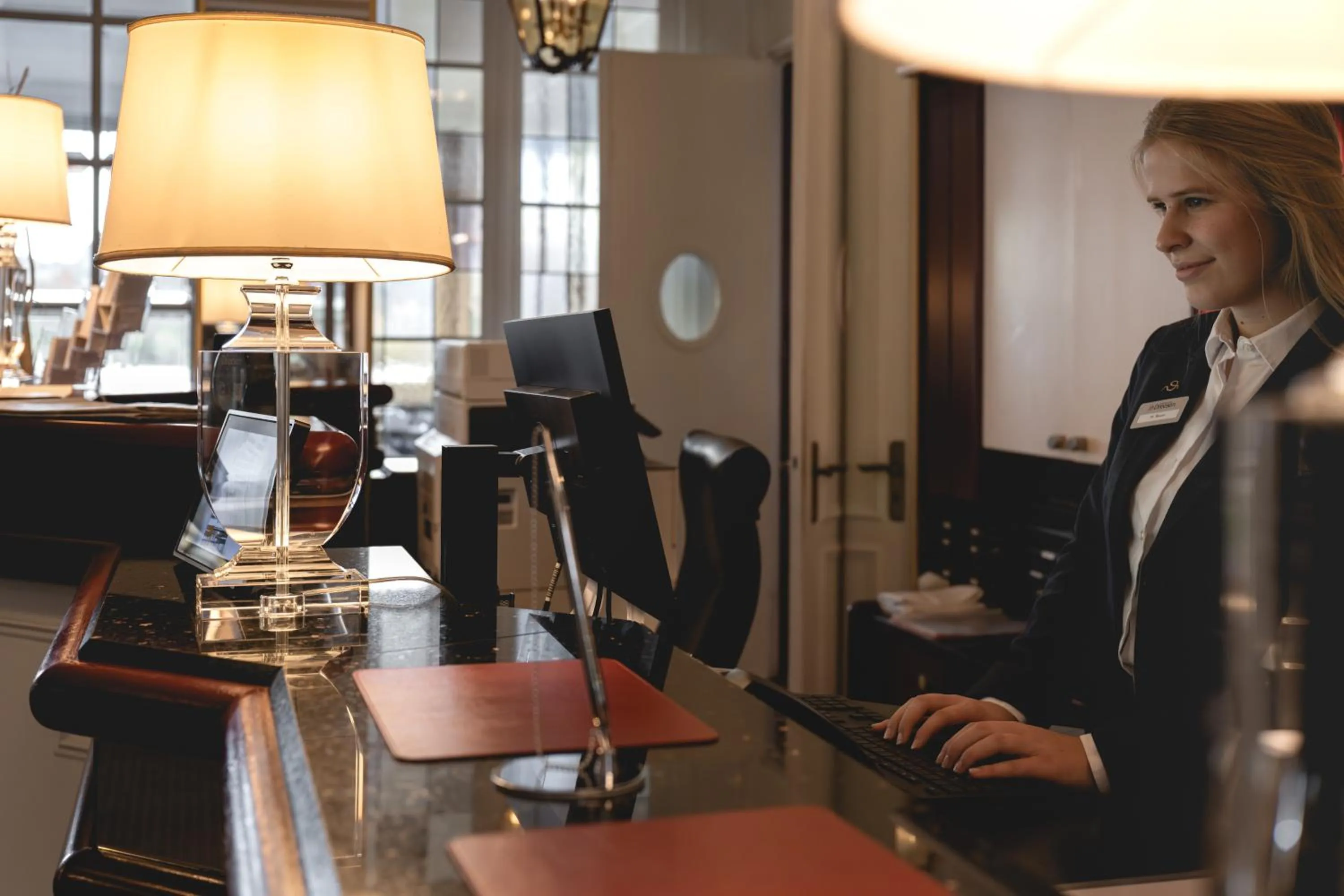 Lobby or reception in Rheinhotel Dreesen