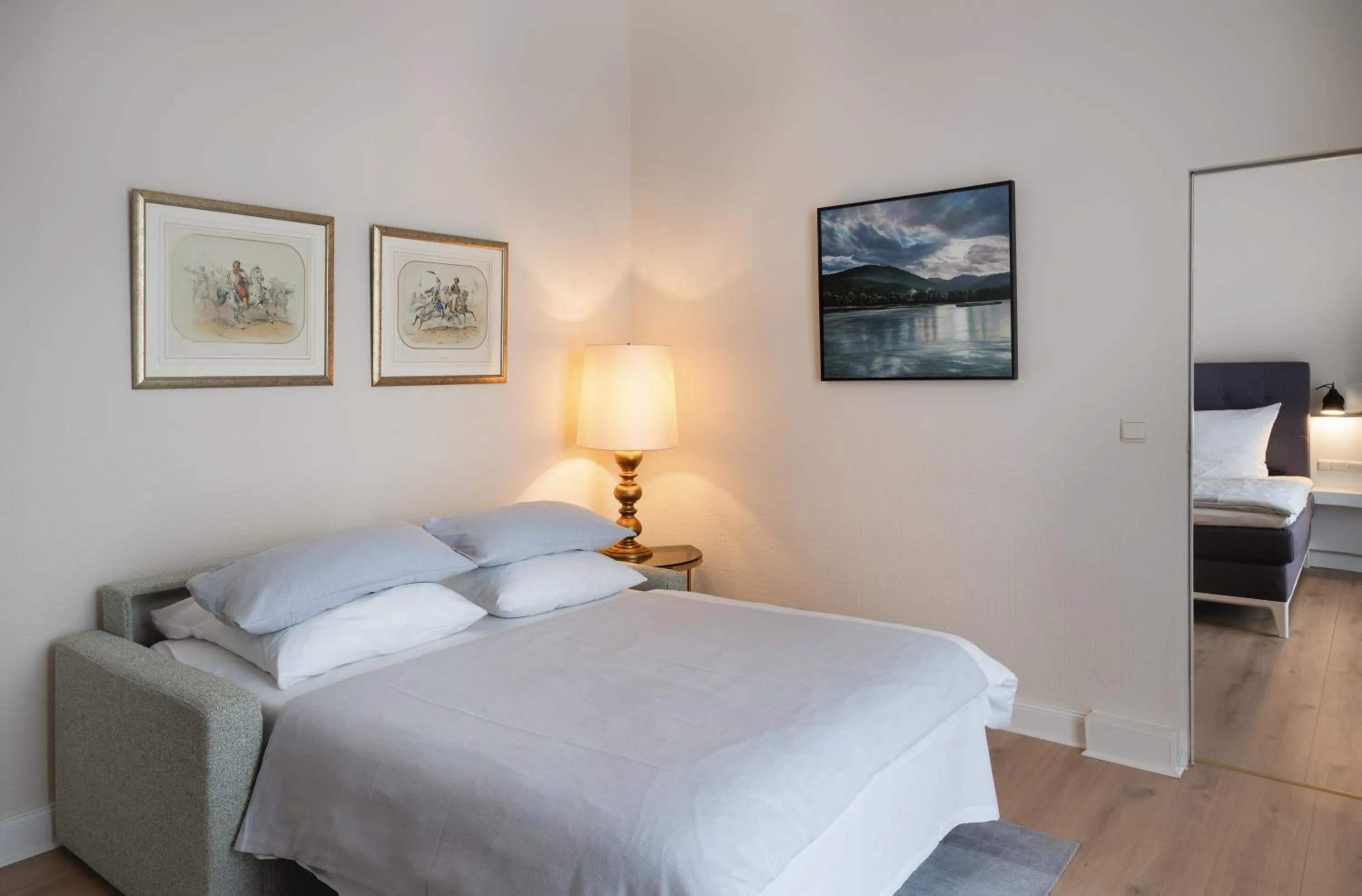 Family, Bed in Rheinhotel Dreesen