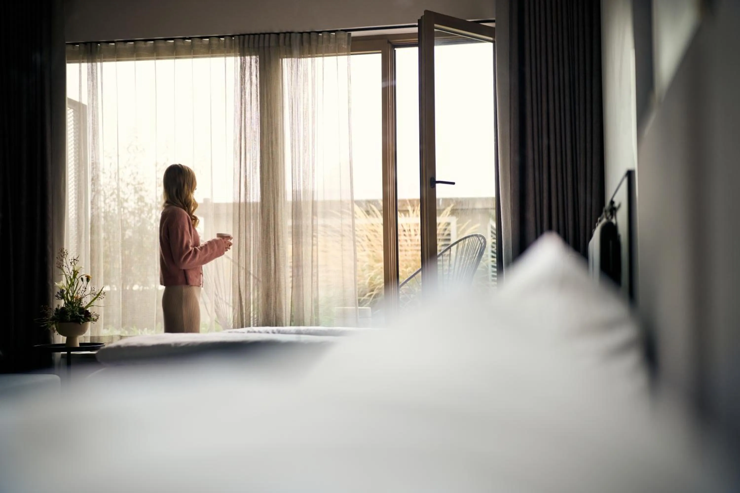 View (from property/room), Bed in Das Altmühltal Hotel & Restaurant