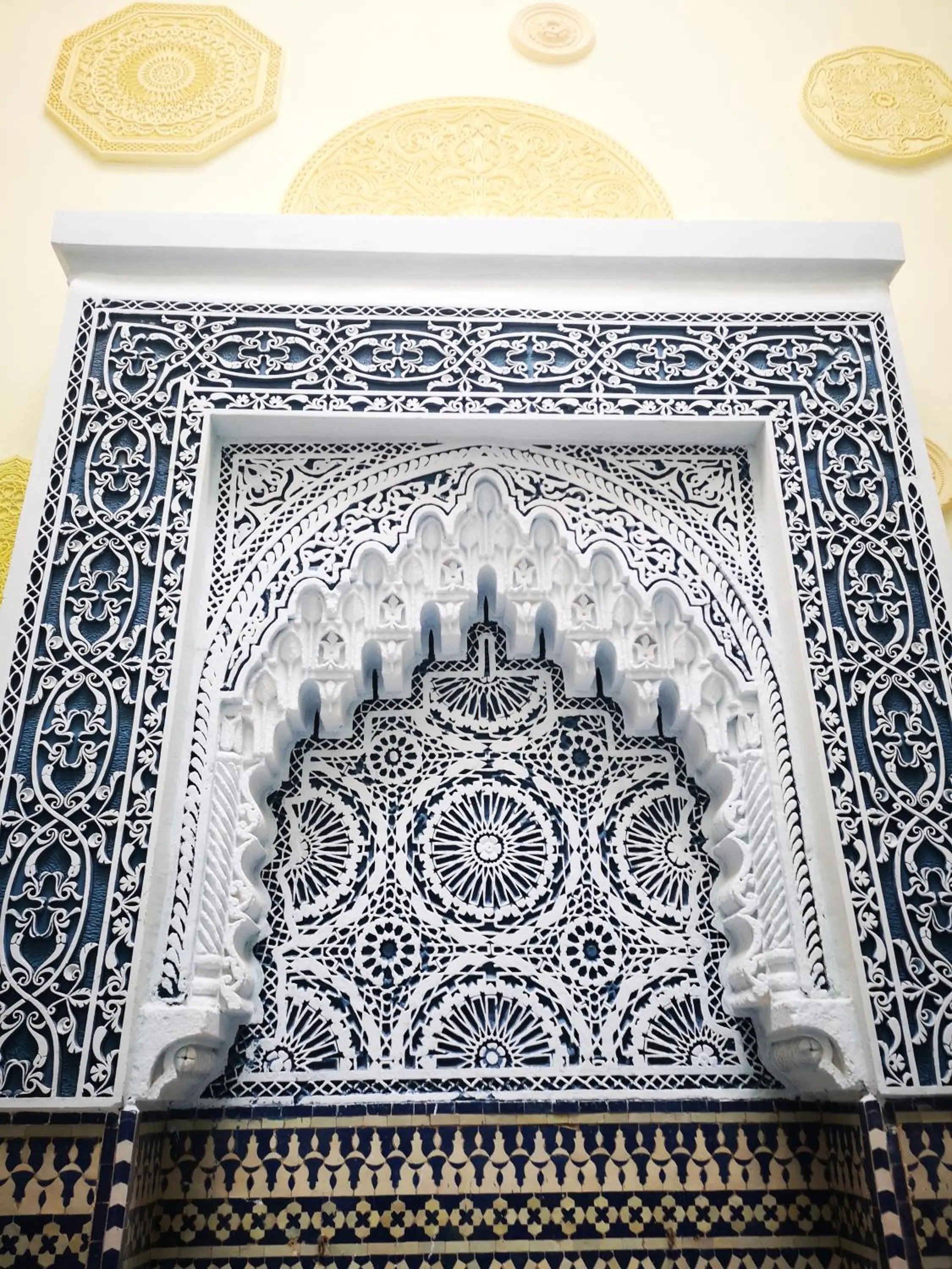 Decorative detail in Riad Louane