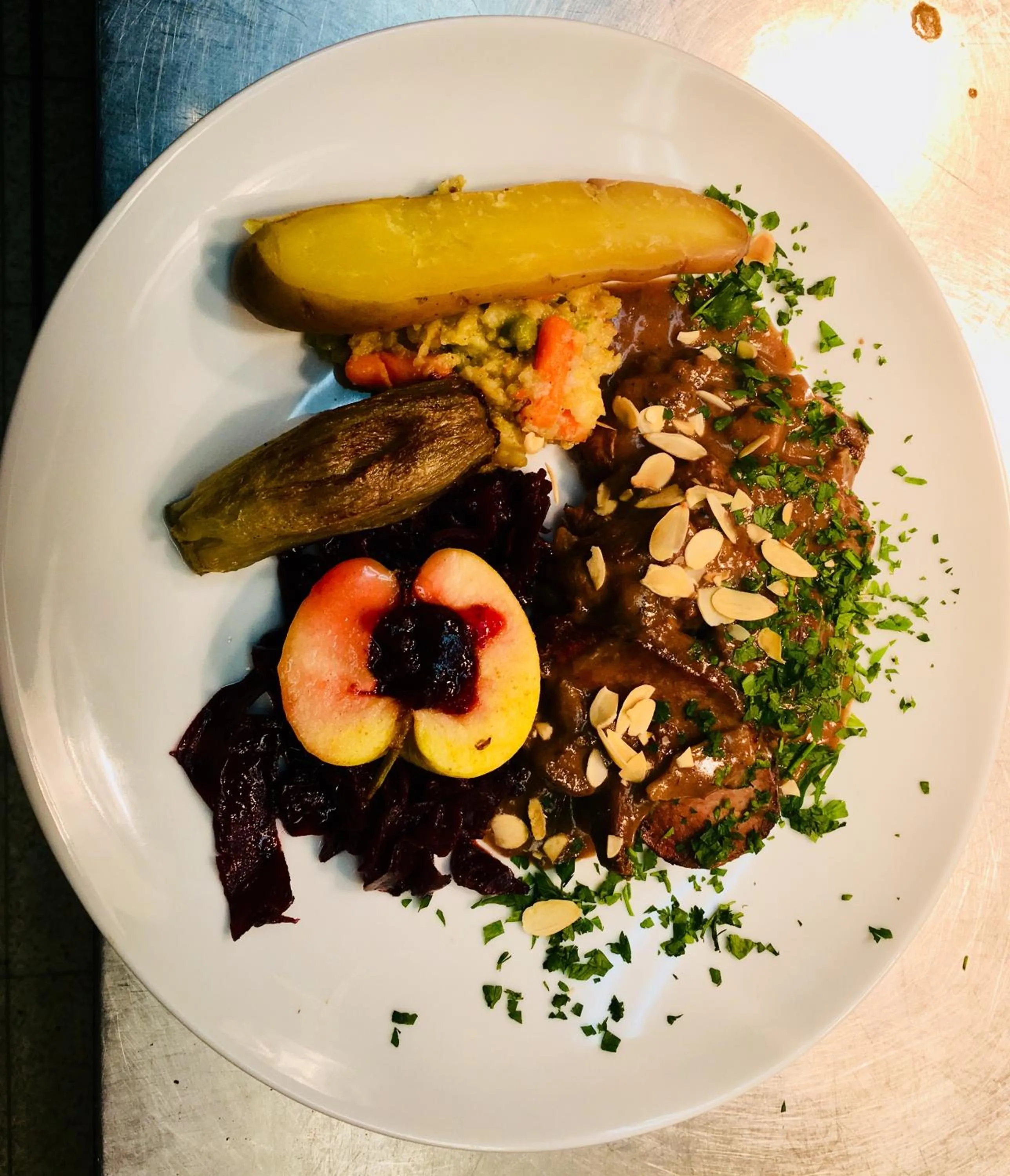 Food in Hotel-Restaurant Zum Onkel Jonathan