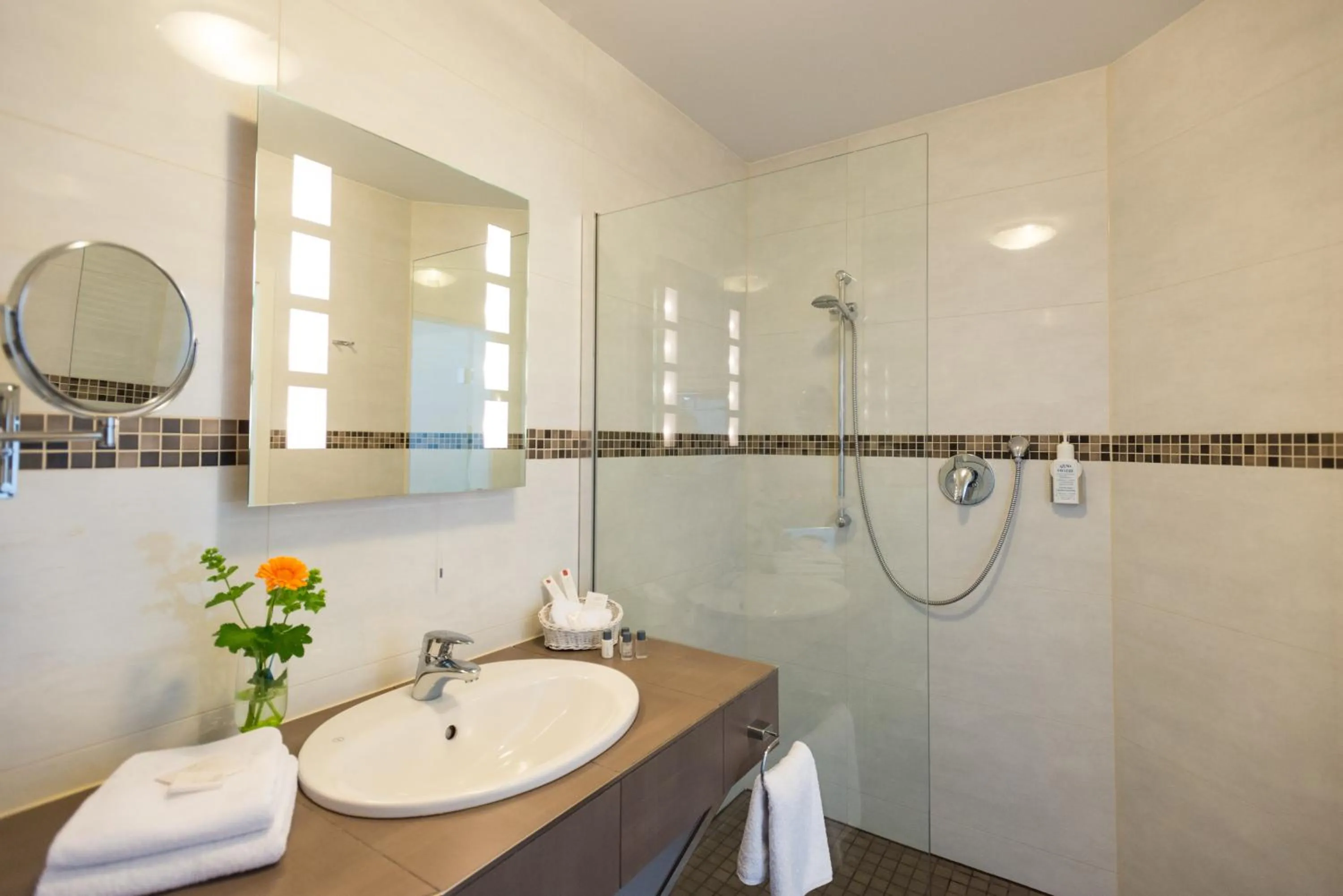 Shower in Wildpark Hotel