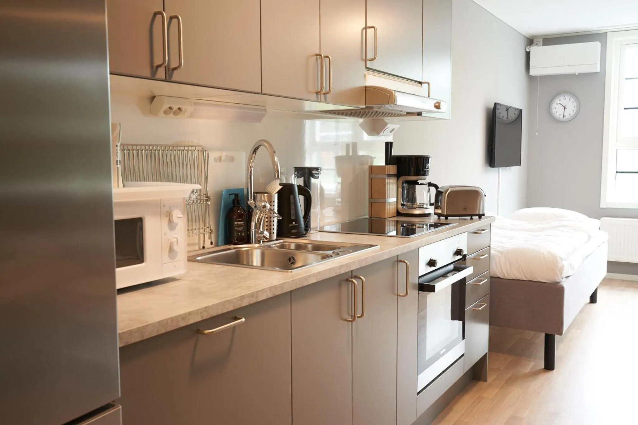 Kitchen or kitchenette in Ekebyhov Hotell