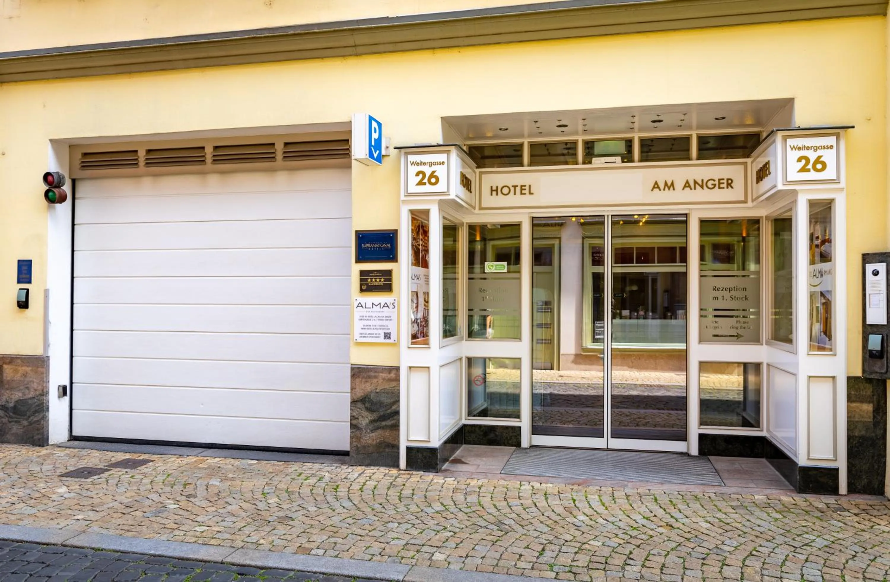 Property building in Hotel Alma Am Anger