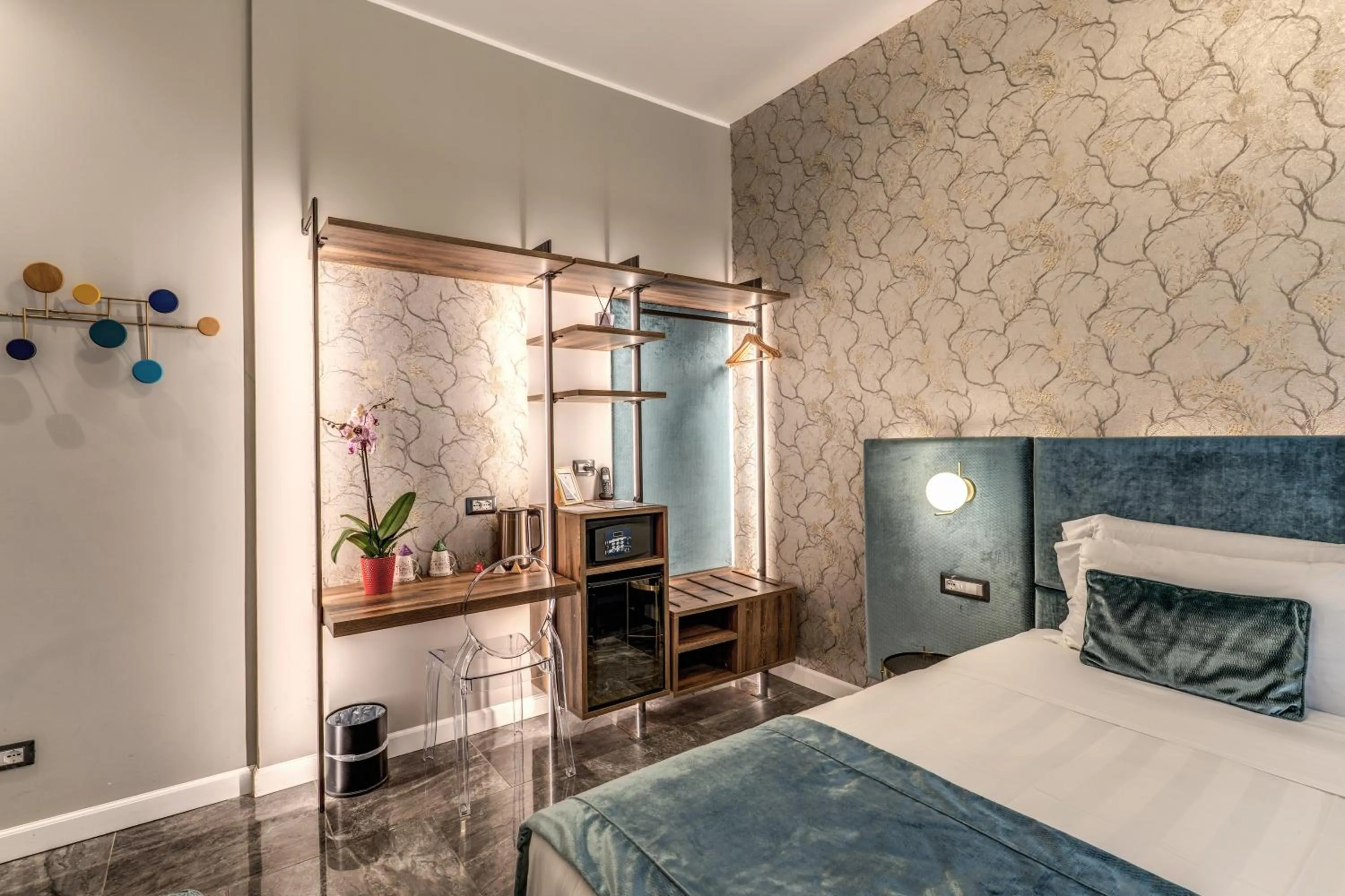 Bed in Apollo Boutique Hotel