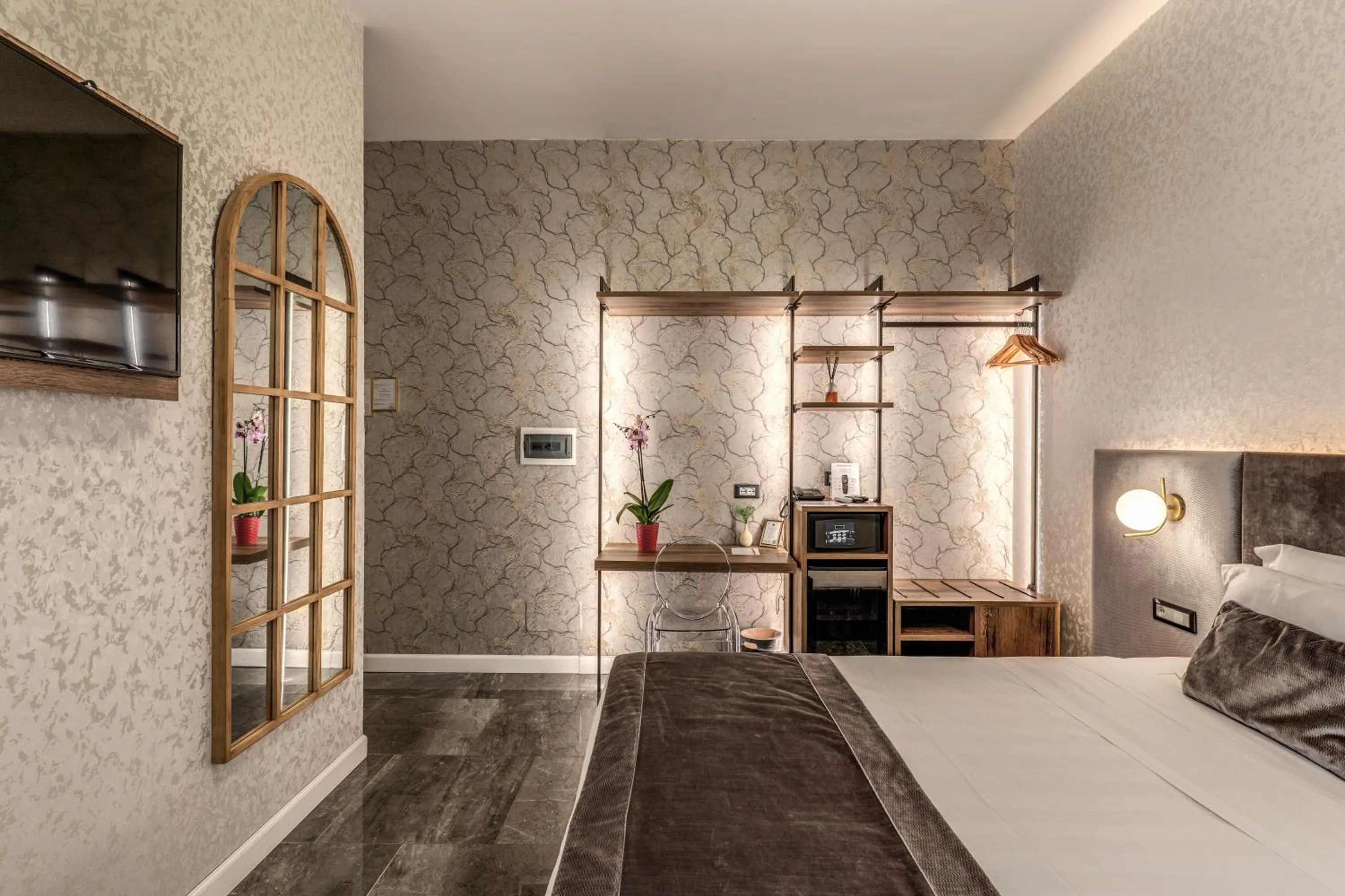 Bed in Apollo Boutique Hotel