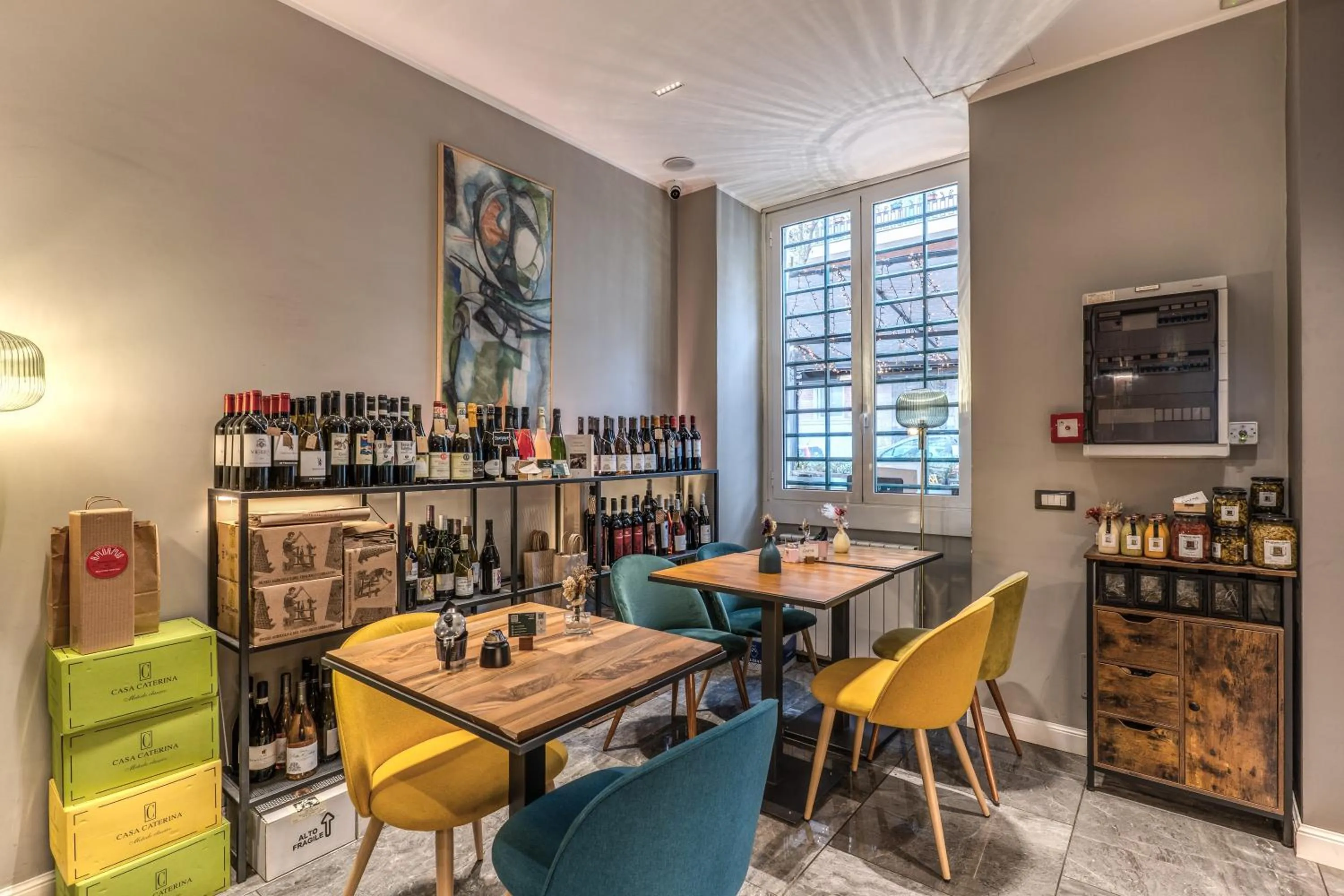 Seating area in Apollo Boutique Hotel