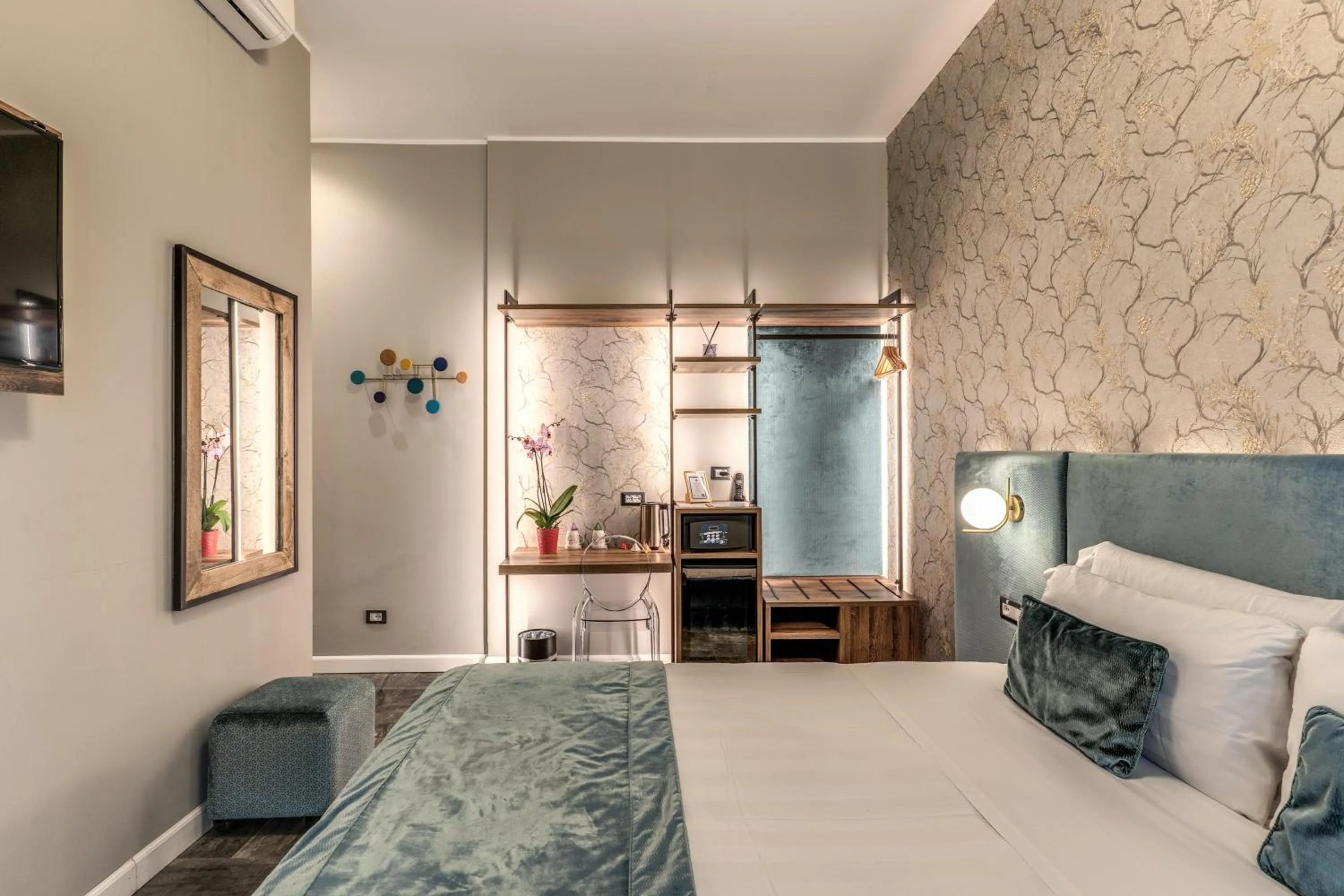 Bed in Apollo Boutique Hotel