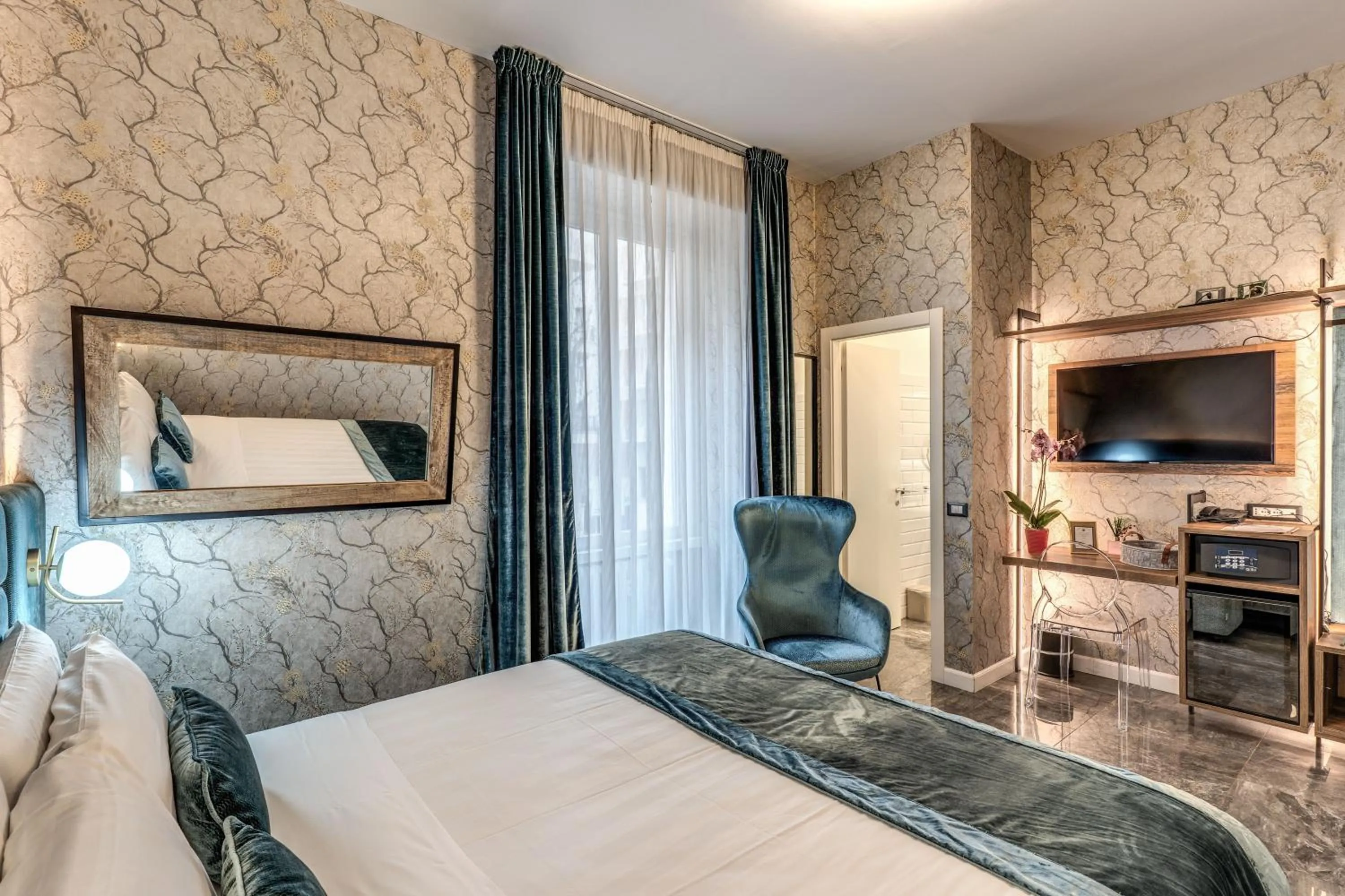 Bed in Apollo Boutique Hotel