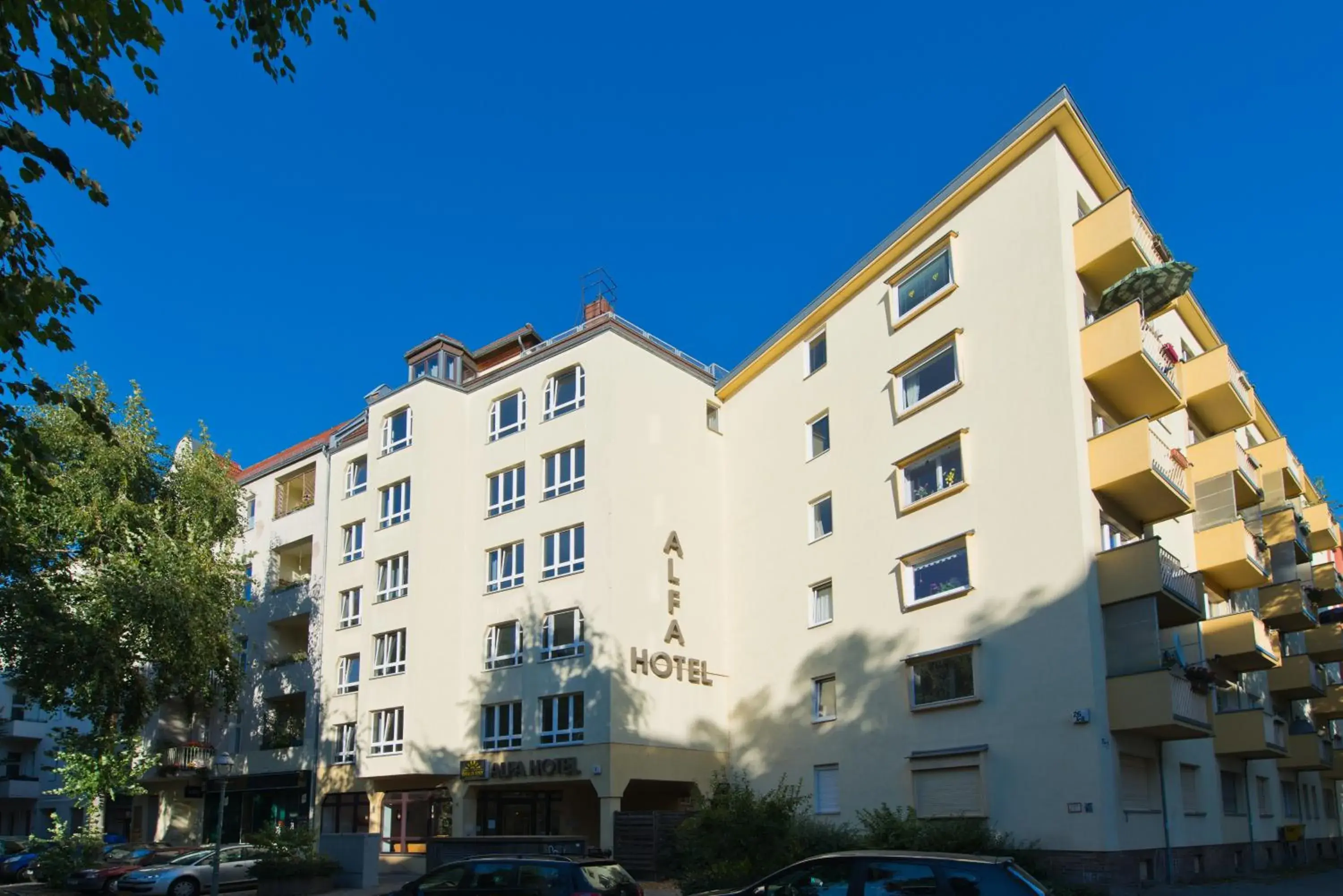 Facade/entrance in ALFA Hotel Facade/entrance in ALFA Hotel