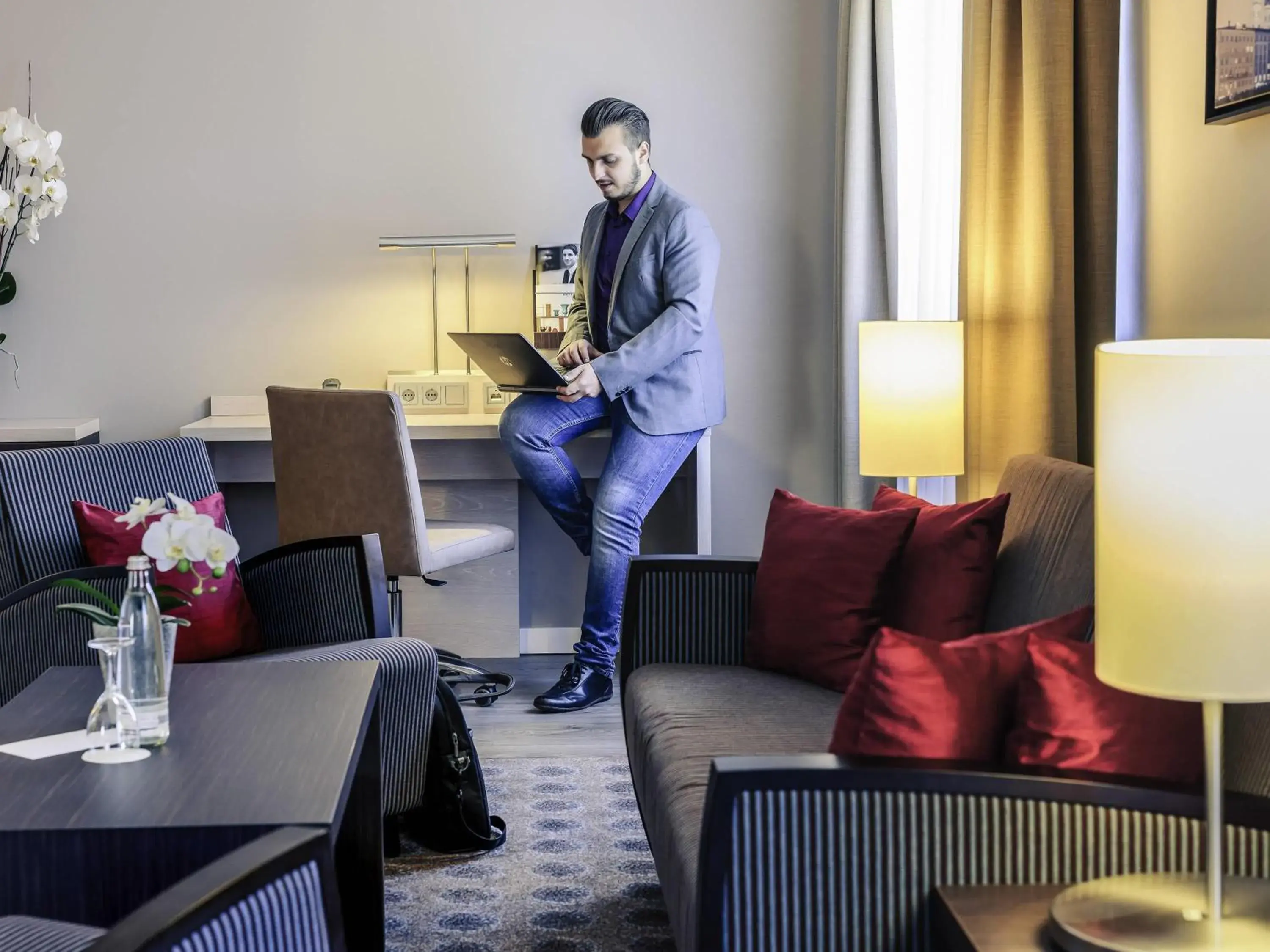 Bedroom in Mercure Hotel München Süd Messe Bedroom in Mercure Hotel München Süd Messe