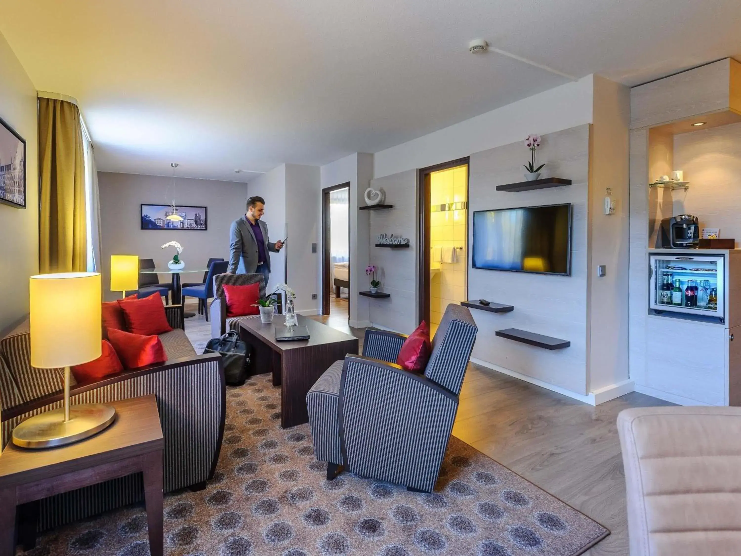 Bedroom in Mercure Hotel München Süd Messe Bedroom in Mercure Hotel München Süd Messe