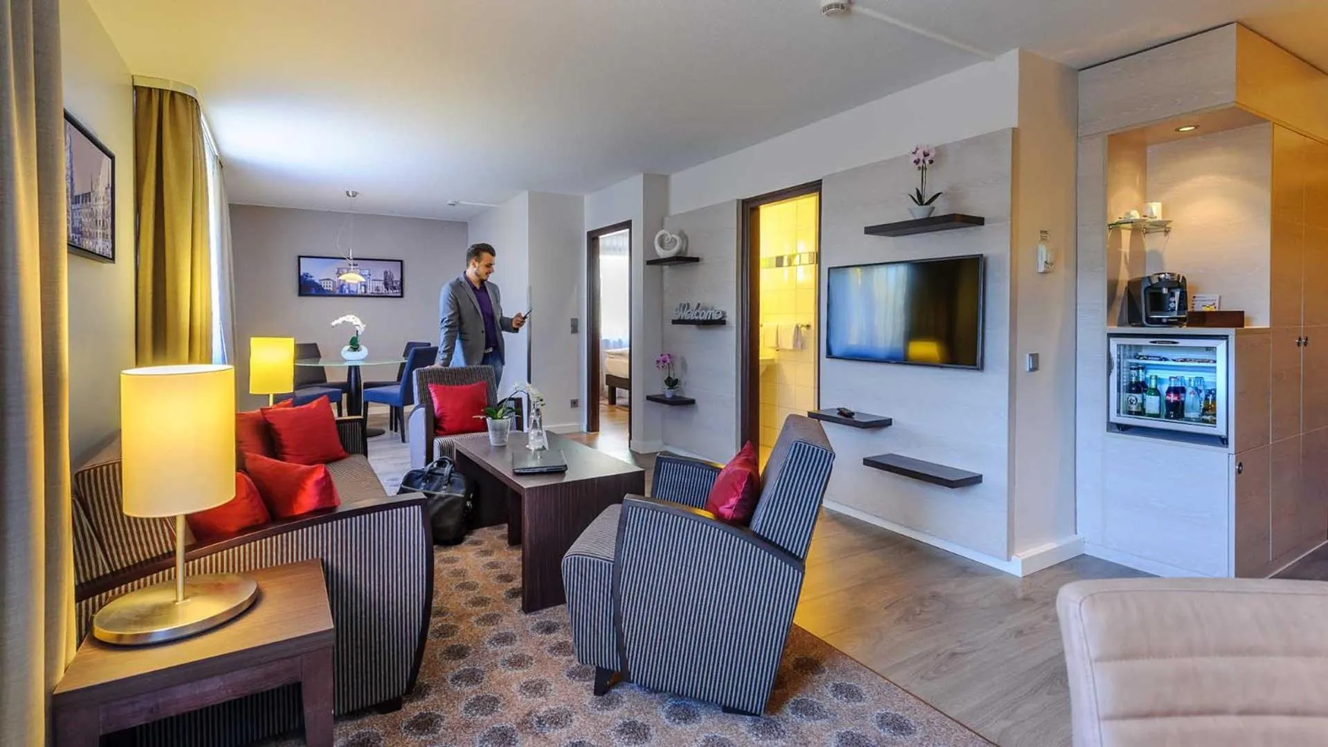 Living room in Mercure Hotel München Süd Messe