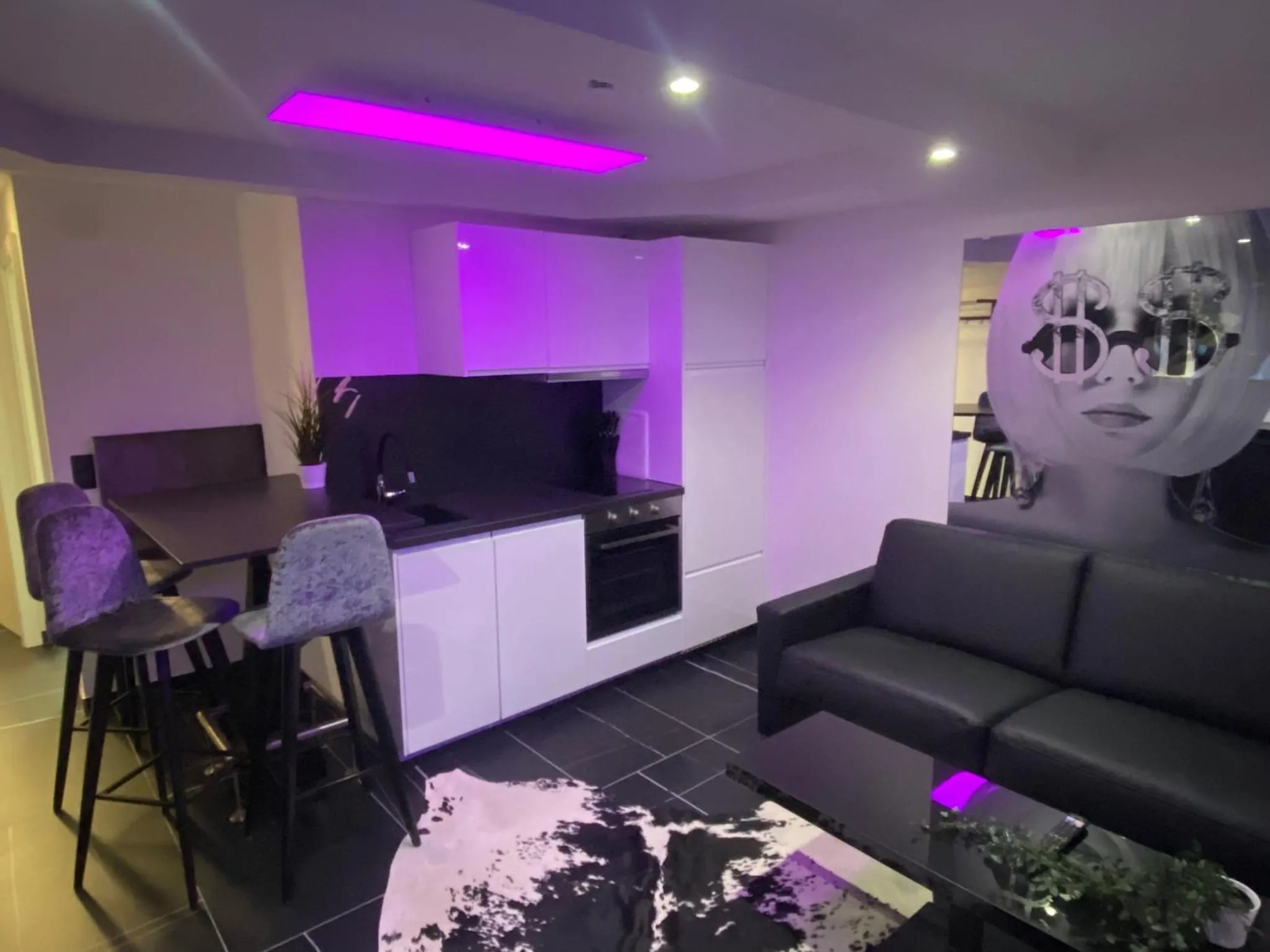 Kitchen or kitchenette in The Place Boutique & Design Hotel Flachau