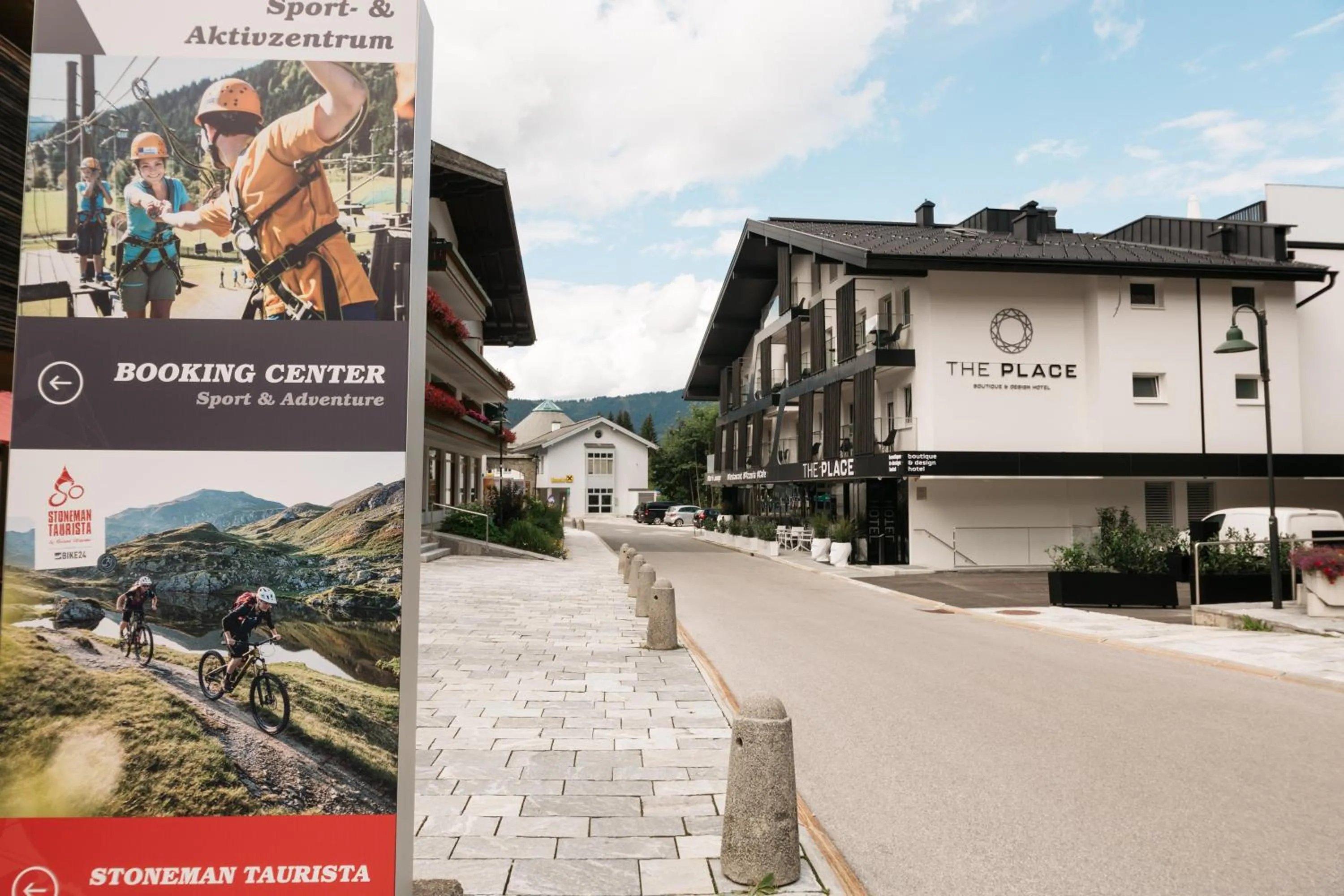 Property building in The Place Boutique & Design Hotel Flachau