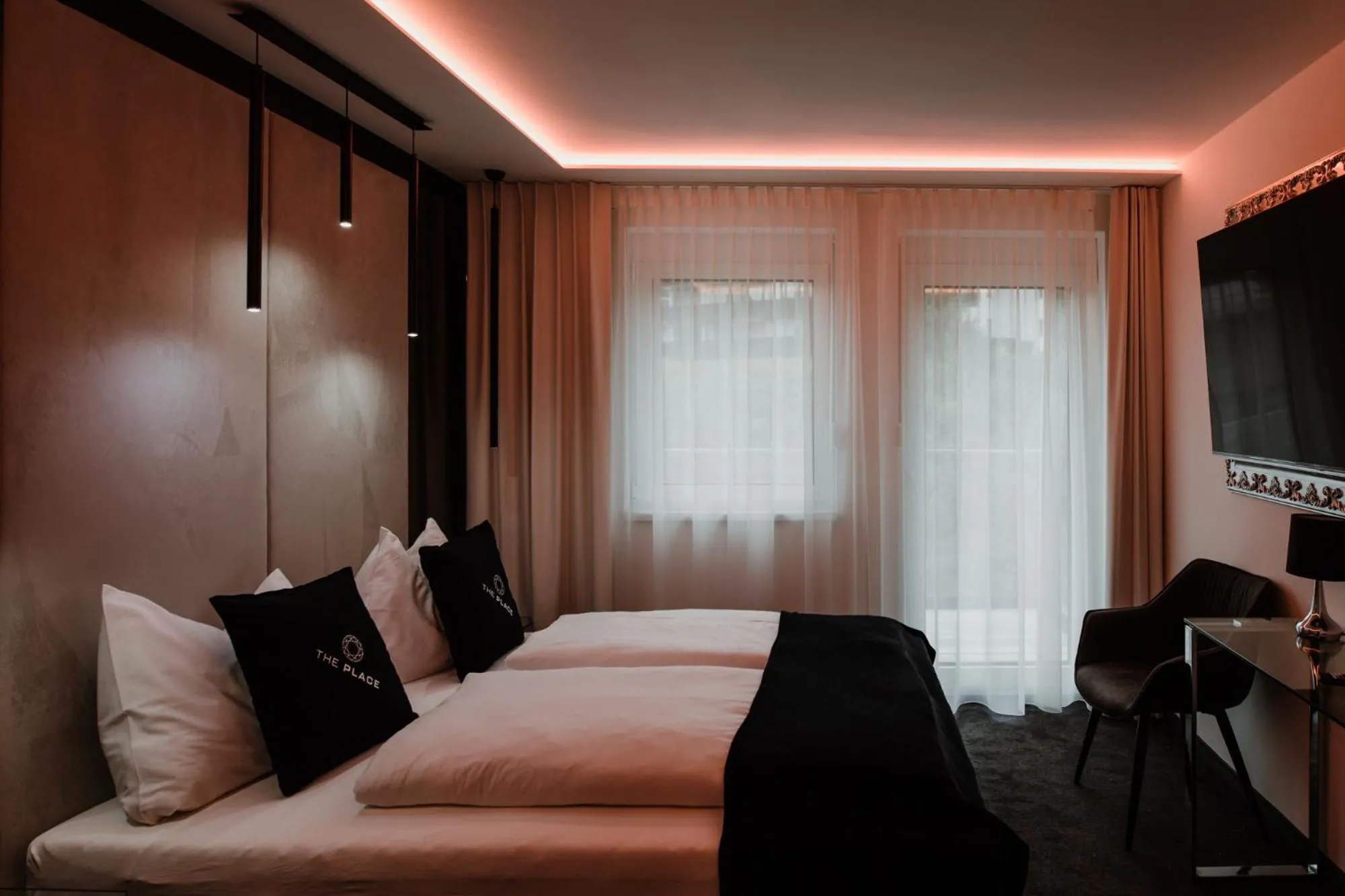 Bed in The Place Boutique & Design Hotel Flachau