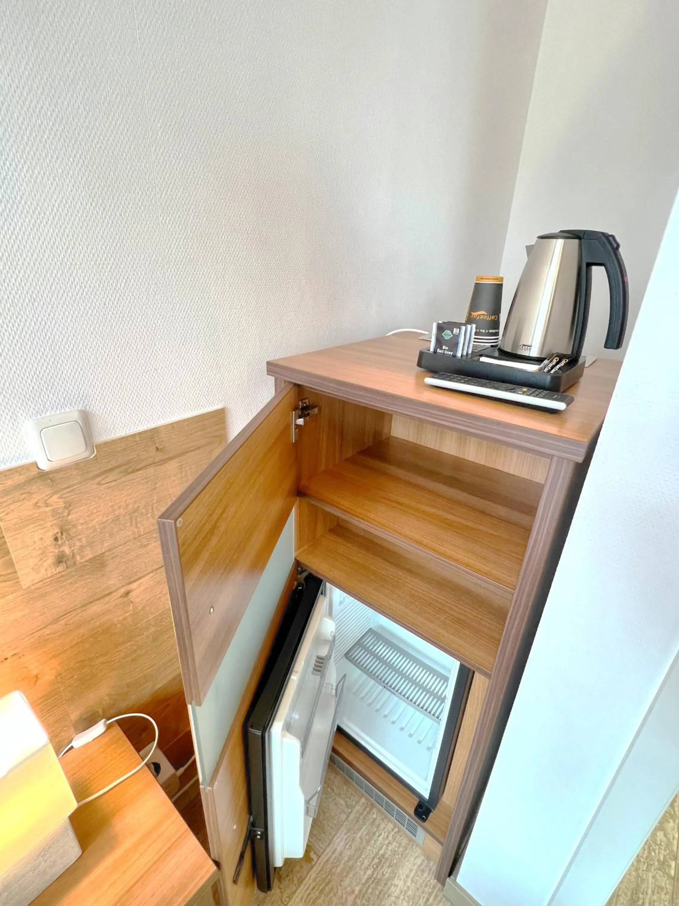 Coffee/tea facilities in BnB Fliegerhaeusle Hagnau 24h Self Check In