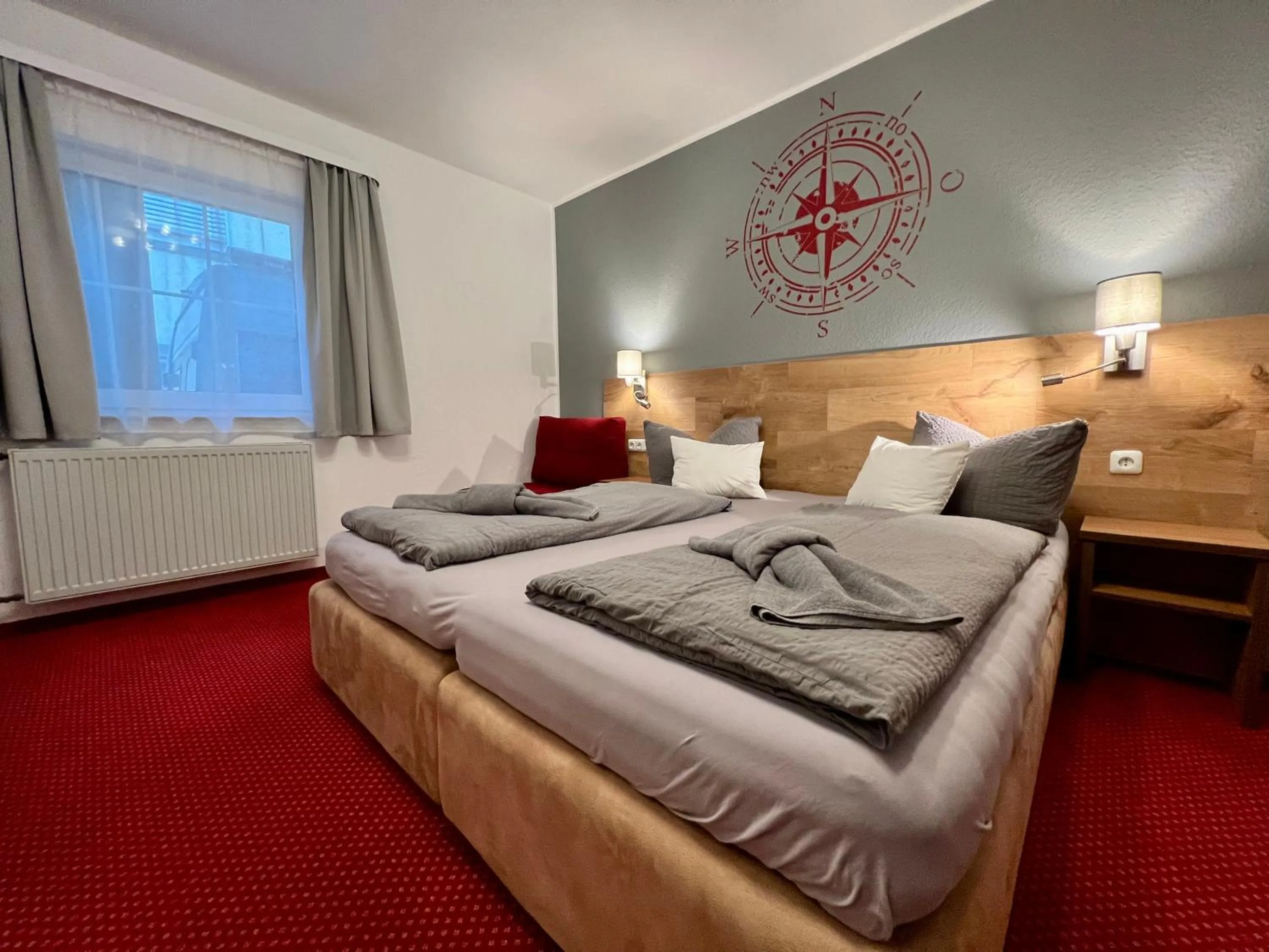 Bed in BnB Fliegerhaeusle Hagnau 24h Self Check In